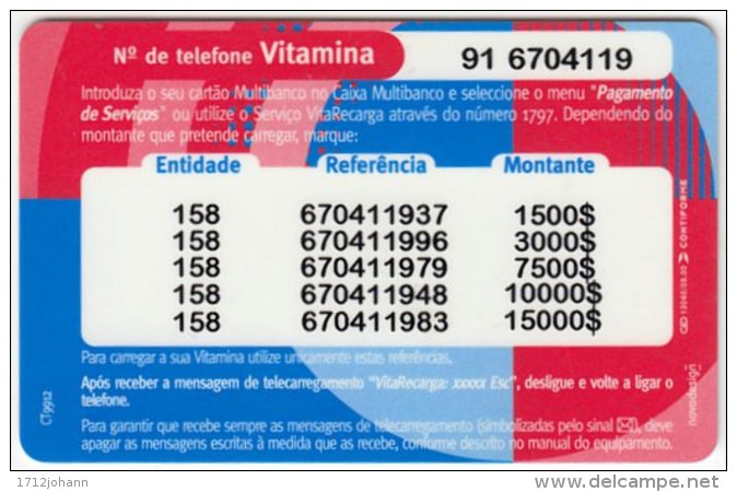 PORTUGAL A-845 Prepaid Telecel - Used - Portugal