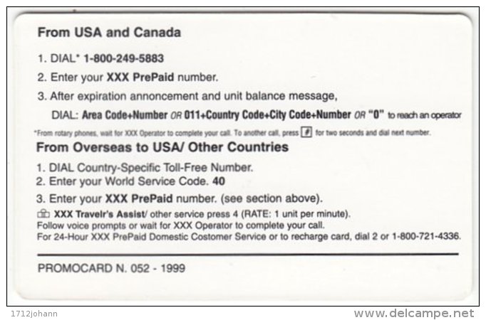 USA C-340 Prepaid NextGeneration - Advertising, Food, Drink, Coca Cola, Animal, Cat - FAKE - Other & Unclassified