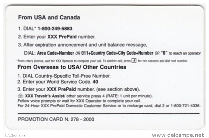 USA C-358 Prepaid  - Advertising, Food, Drink, Coca Cola, Animal, Cat - FAKE - Other & Unclassified