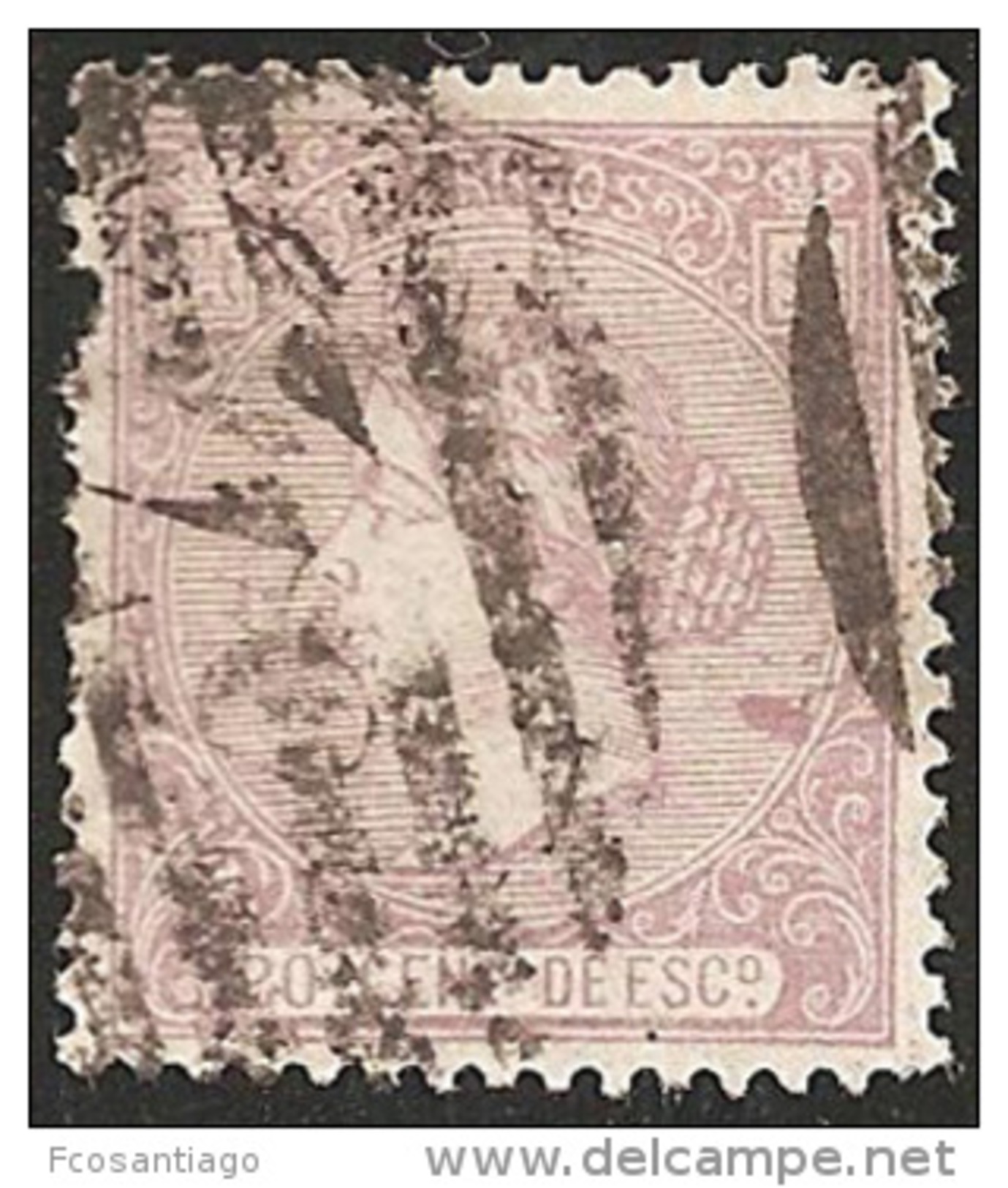 ESPAÑA 1866 - Edifil #85 - VFU - Usados