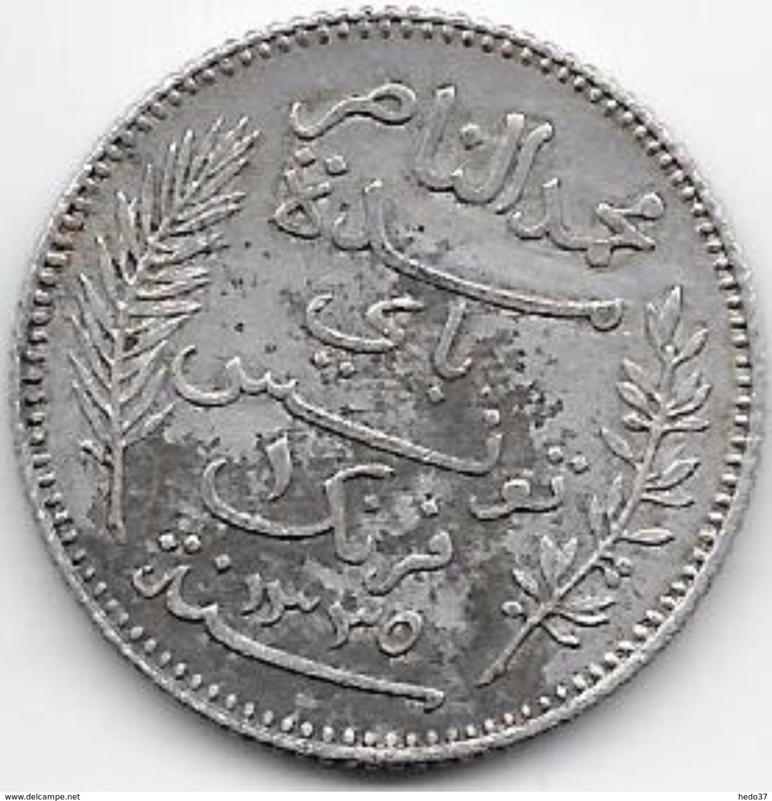 Tunisie 1 Franc 1917 Argent - Autres – Afrique