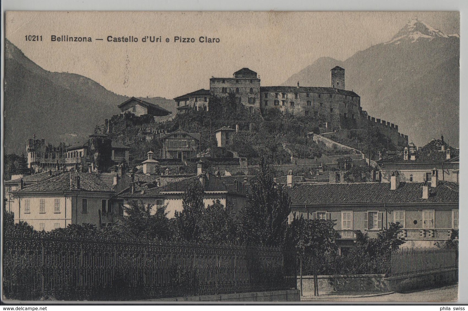 Bellinzona - Castello D'Uri E Pizzo Claro - Photo: Wehrli - Autres & Non Classés