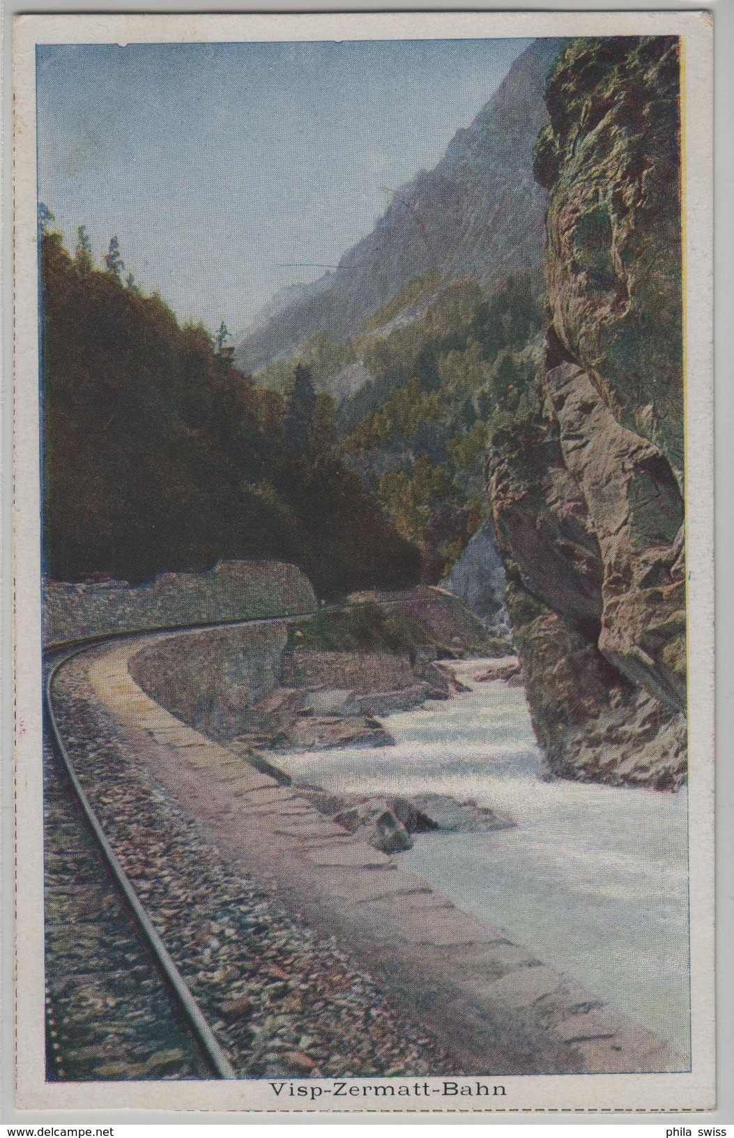 Visp-Zermatt-Bahn - C.F. Bally Söhne Schönenwerd - Zermatt