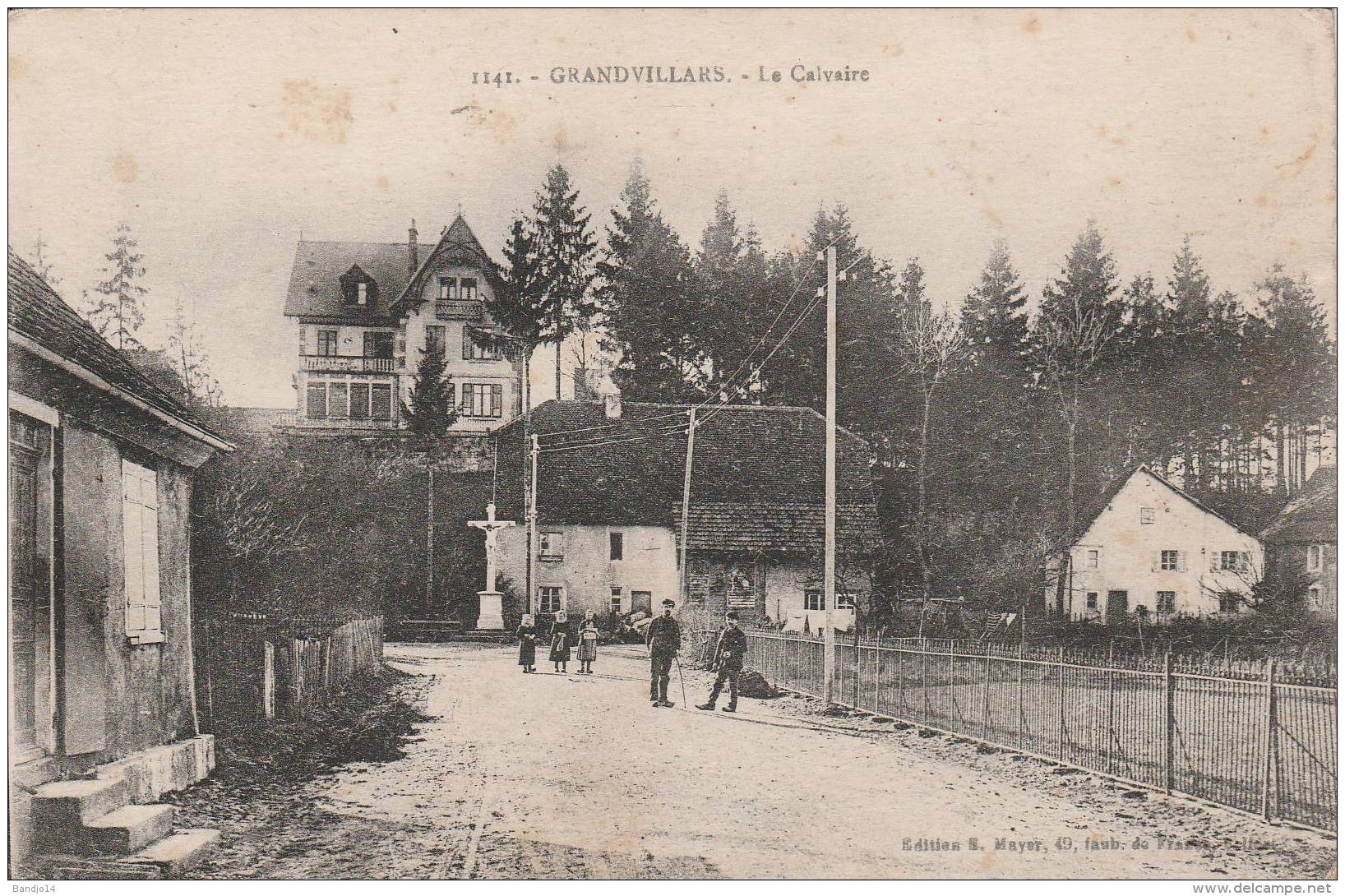 Grandvillars - Le Calvaire- Scan Recto-verso - Grandvillars