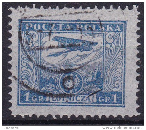 POLAND 1925 Airmail Sc 216FF Forgery Used - Gebraucht