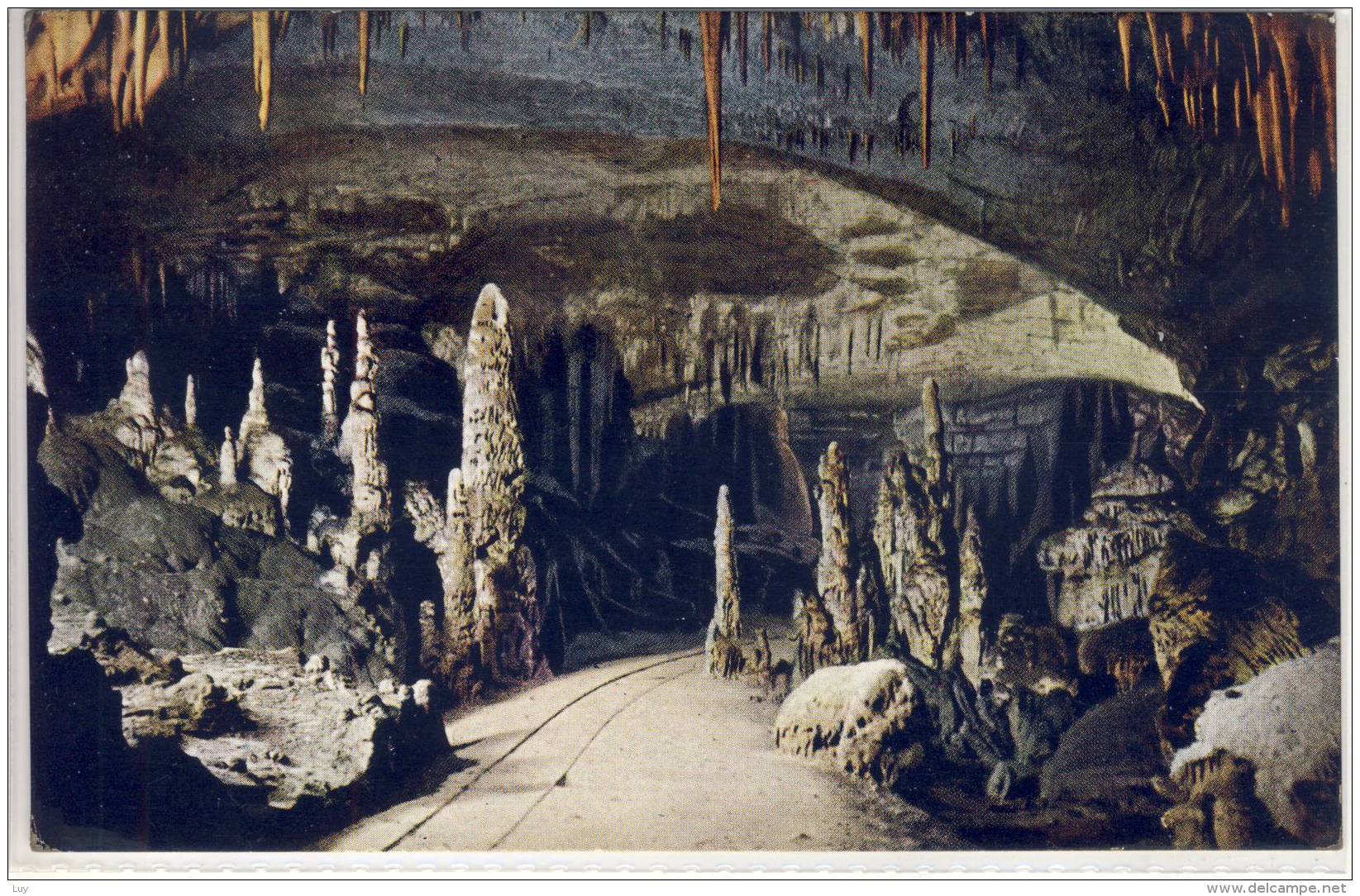 Grotte Di POSTUMIA Presso Trieste, Il Viale Delle Colonne Stalactite De Stalagmite Stalagmite Stalactite - Slovénie