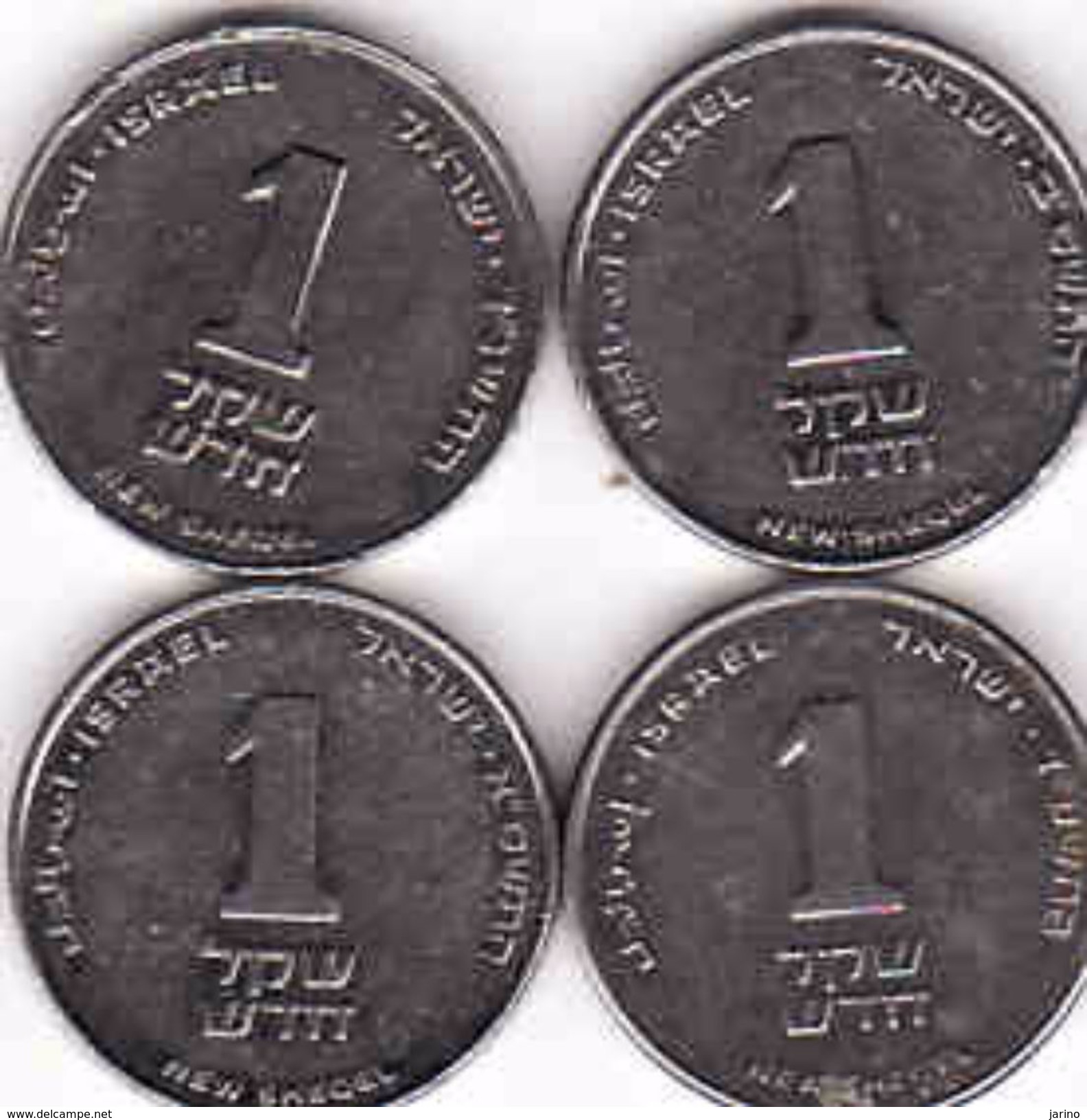 Israel, 4 X ₪1 New Sheqel - Israel