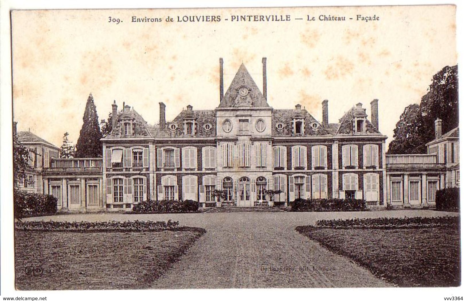 PINTERVILLE: Environs De Louviers - Le Château - Façade - Pinterville