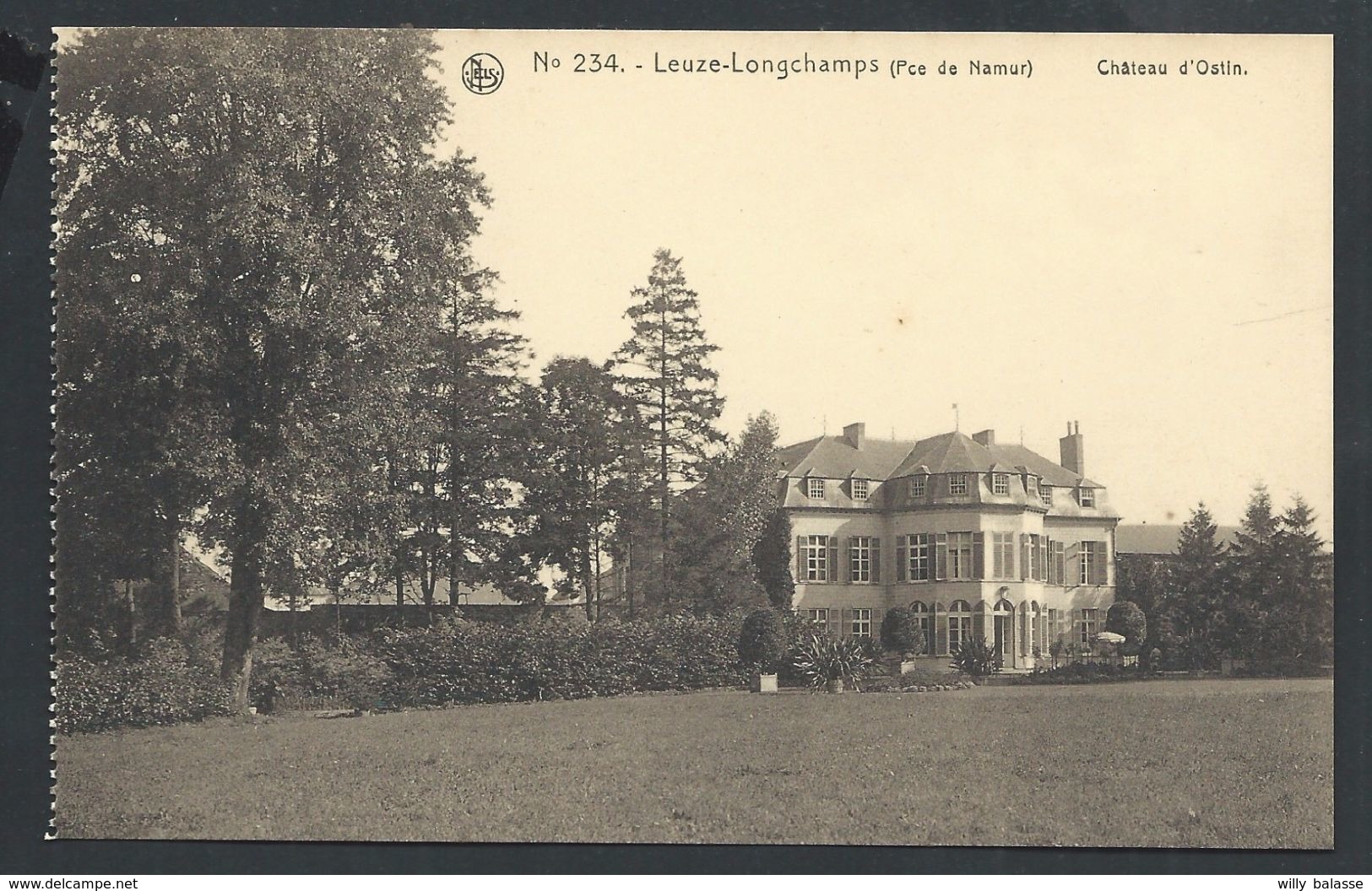 +++ CPA - LEUZE - LONGCHAMPS -Château D' OSTIN - Nels N° 234   // - Eghezée