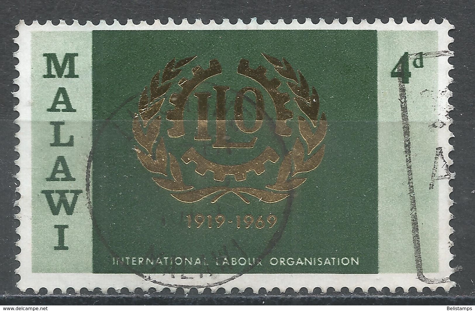 Malawi 1969. Scott #110 (U) ILO Emblem - Malawi (1964-...)