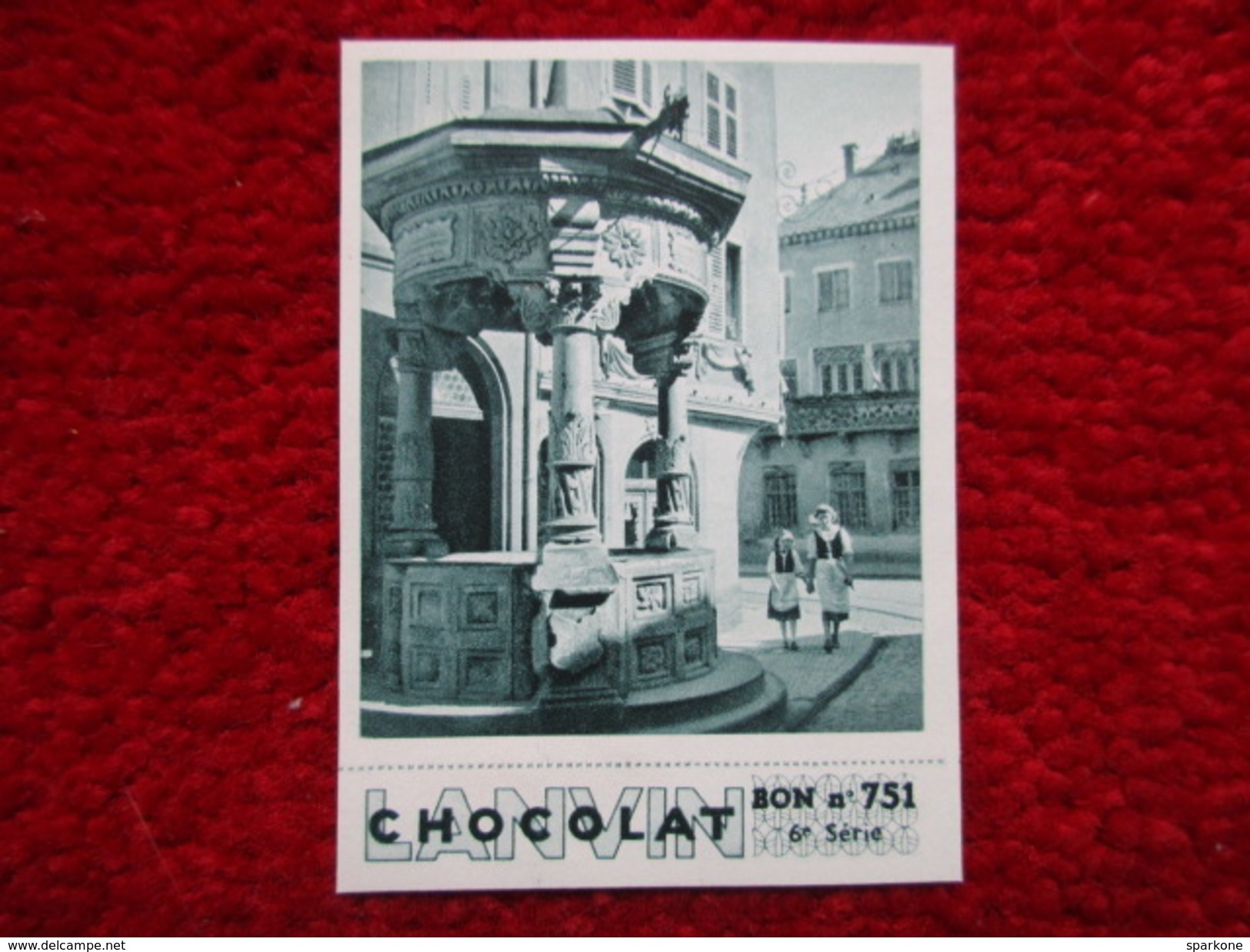 Chocolat Lanvin / Bon N° 751 / 6° Série - Autres & Non Classés