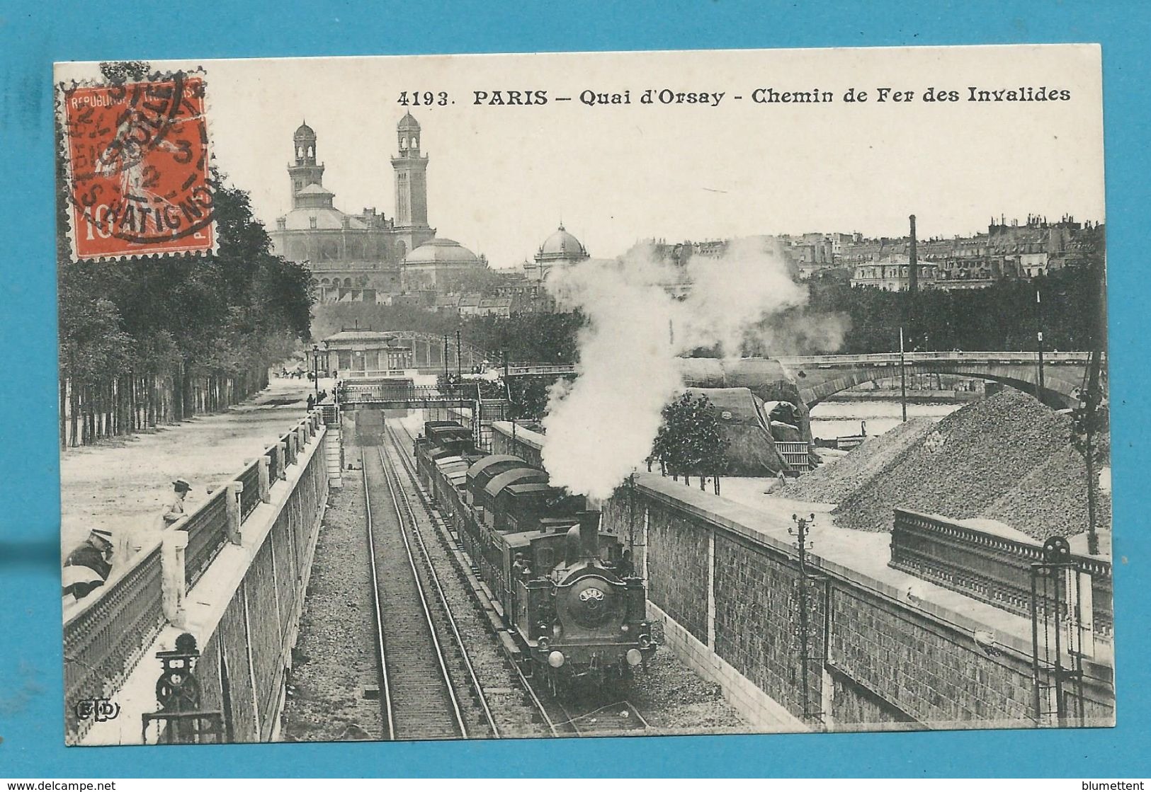 CPA 4193 - Chemin De Fer Des Invalides Quai D'Orsay PARIS - Metro, Stations