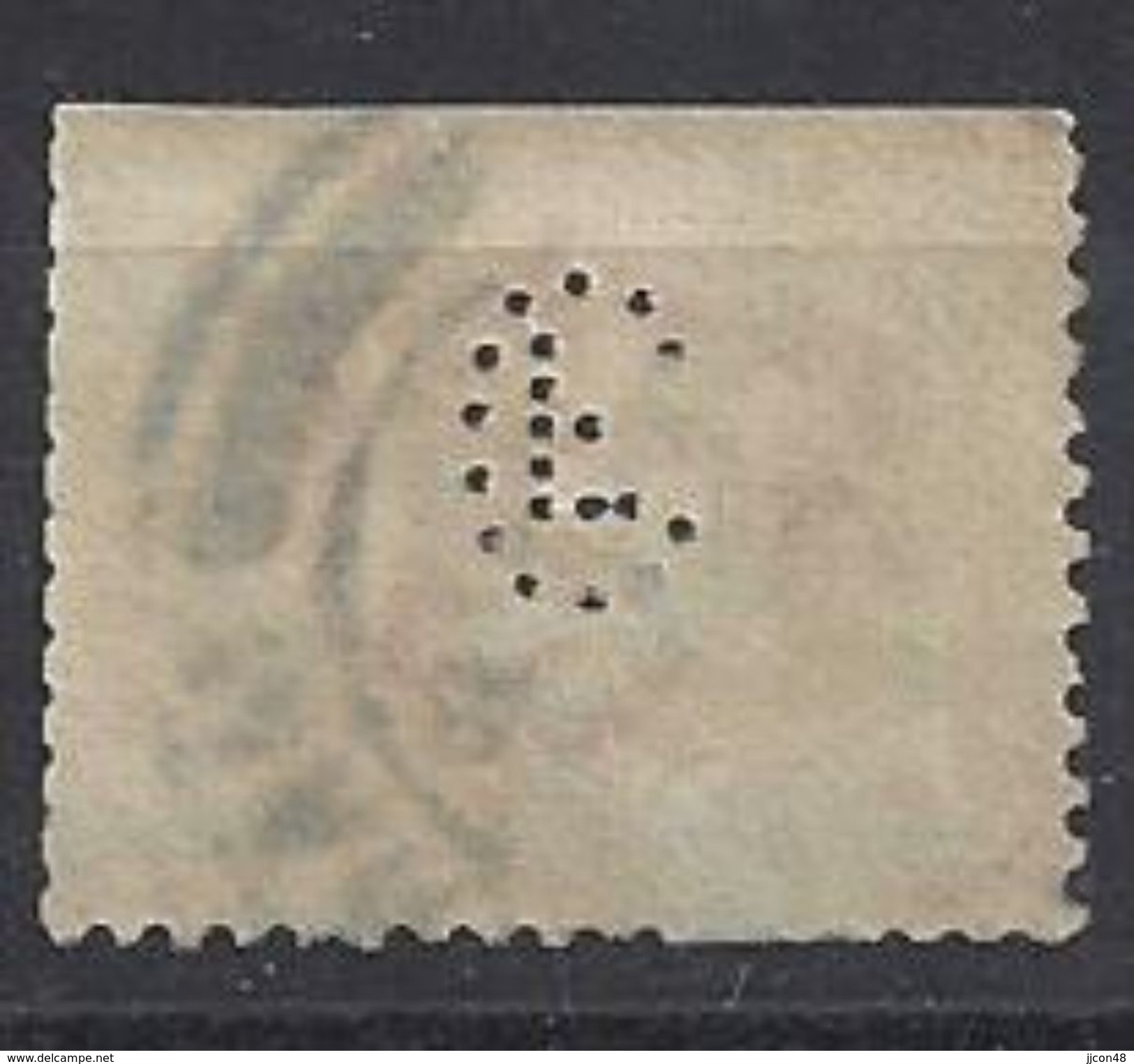 GB 1887 QV. 1/2d (o) SG.197e. Mi.86. (perfin. CL.)Mono. - Perfins