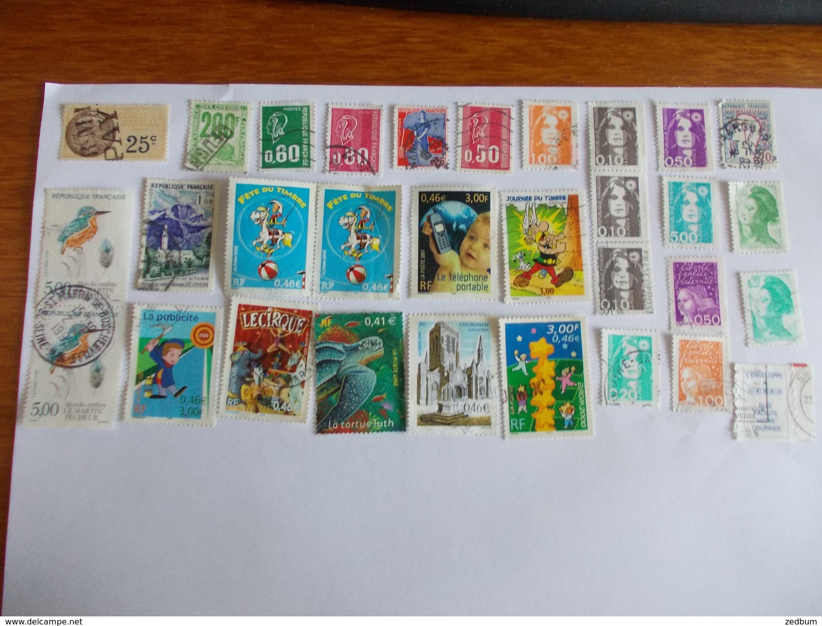 TIMBRE France Lot De 30 Timbres à Identifier - Alla Rinfusa (max 999 Francobolli)