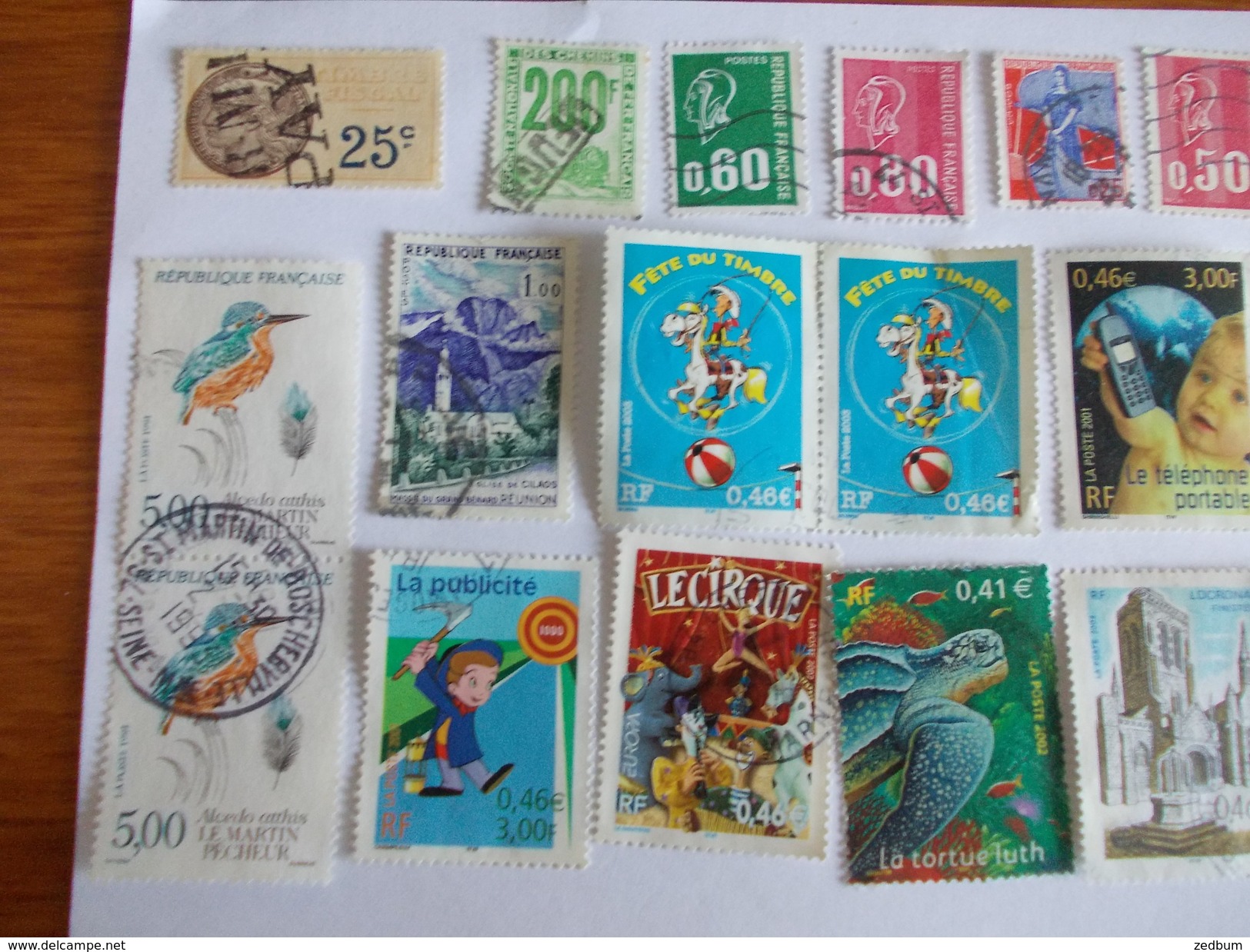 TIMBRE France Lot De 30 Timbres à Identifier - Alla Rinfusa (max 999 Francobolli)