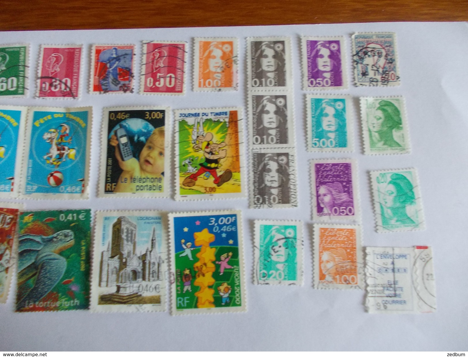 TIMBRE France Lot De 30 Timbres à Identifier - Mezclas (max 999 Sellos)