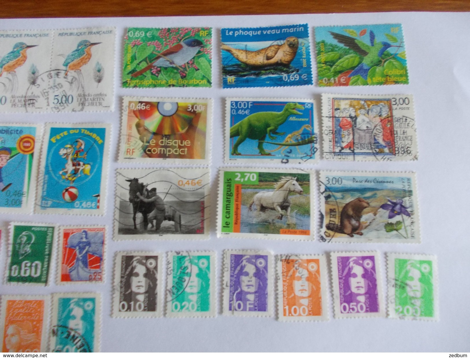 TIMBRE France Lot De 30 Timbres à Identifier - Mezclas (max 999 Sellos)