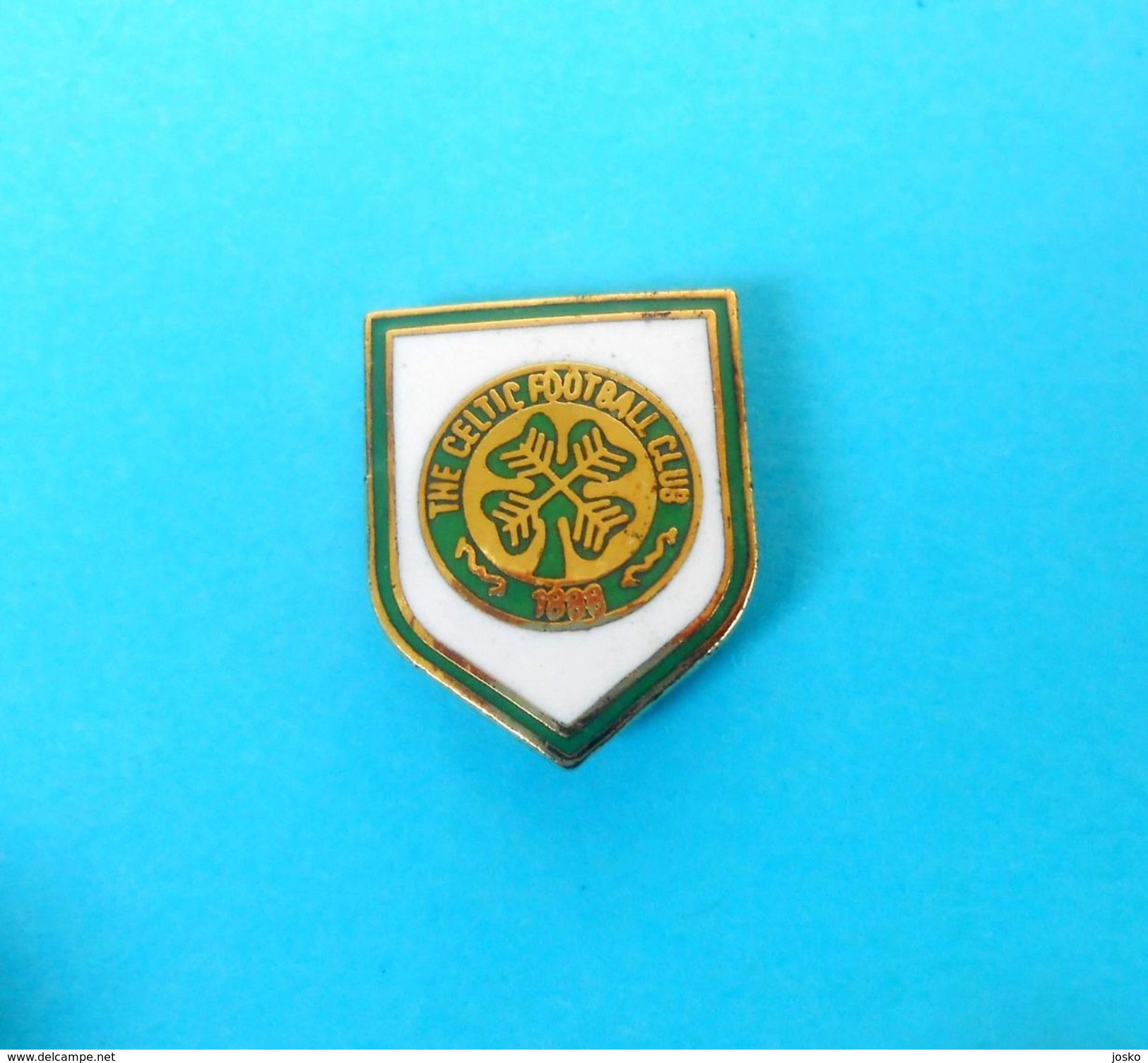 CELTIC FC Glasgow -  Scotland Football Soccer Club Enamel Pin Badge Fussball Anstecknadel Distintivo Scottish Brittish - Football