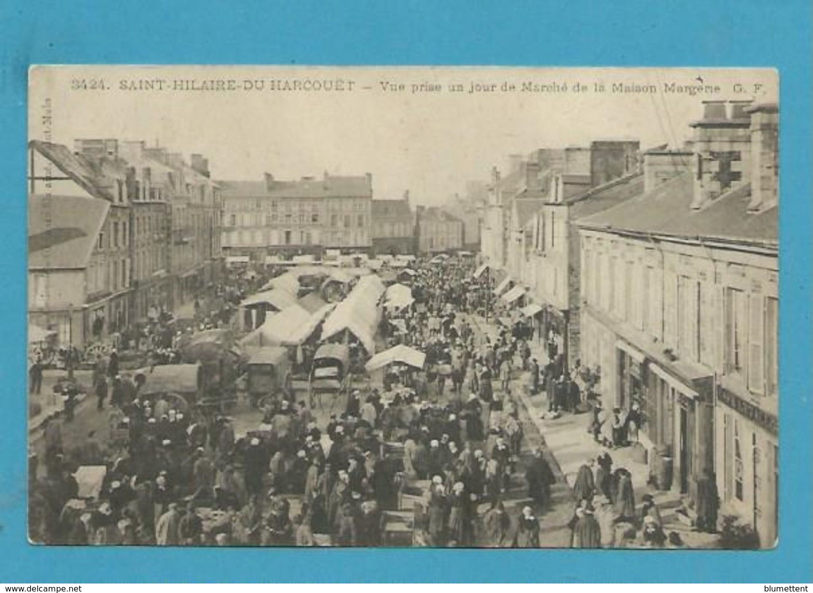 CPA 3424 - Marché SAINT-HILAIRE-DU-HARCOUËT 50 - Saint Hilaire Du Harcouet