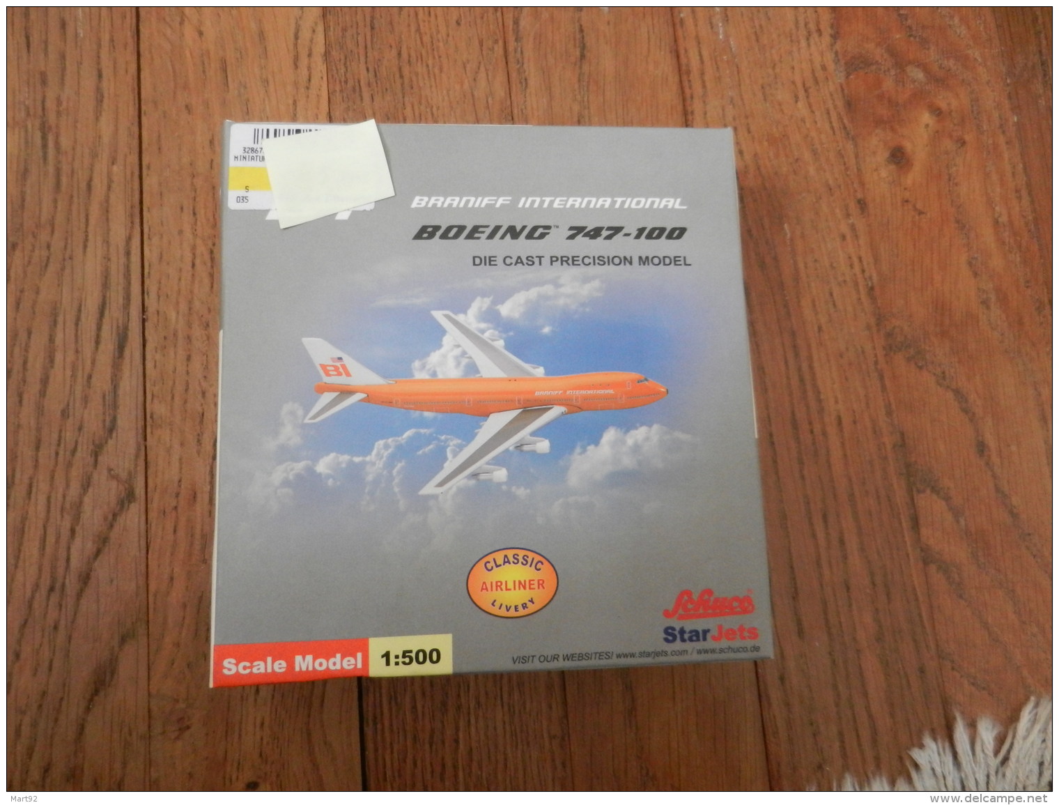 SCHUCO STAR JETS  BOEING 747 100 BRANIFF 747 100 1/500 - Aerei E Elicotteri
