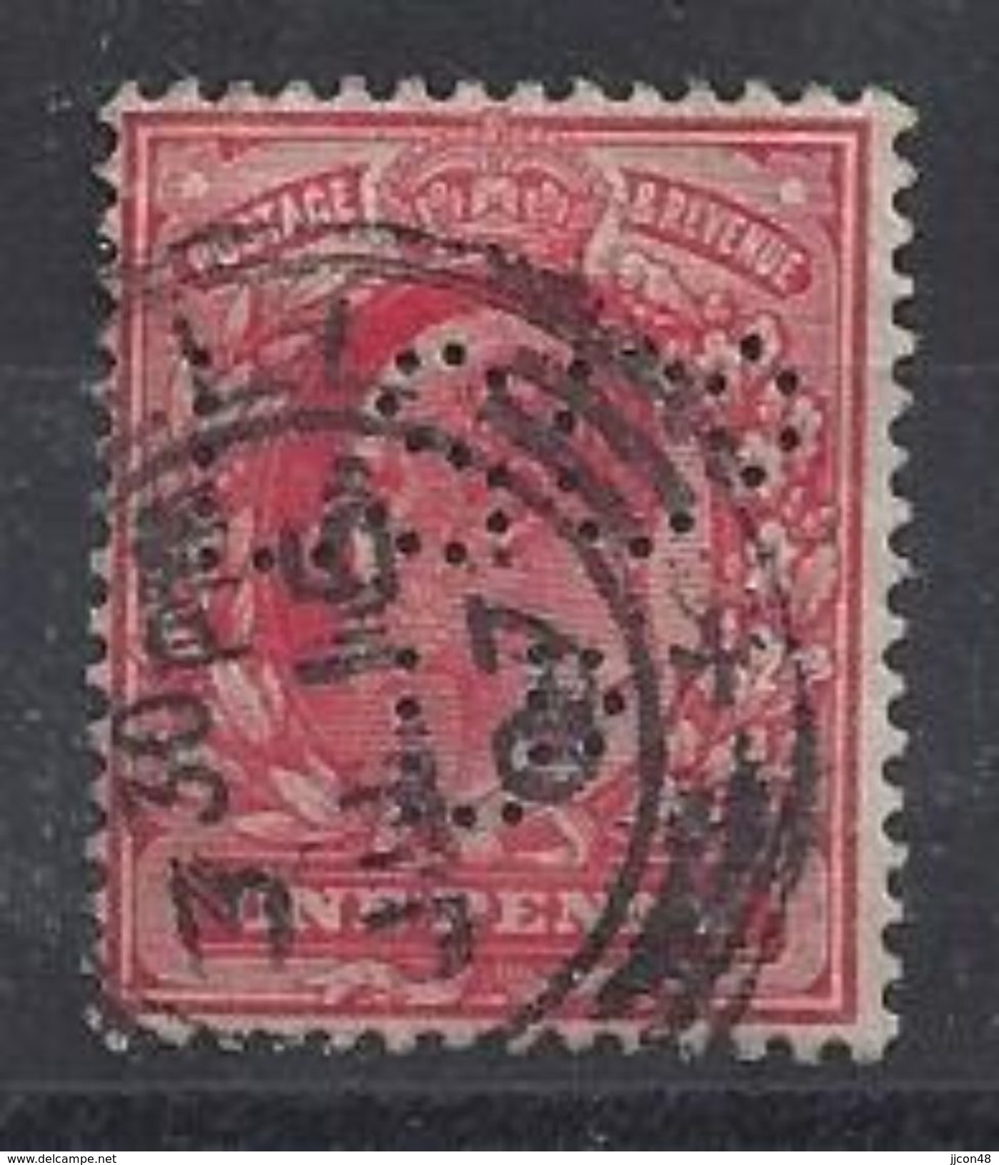 GB 1902 KE VII. 1d (o) SG.219. Mi.104. (perfin.L S Co Ld) - Perfins