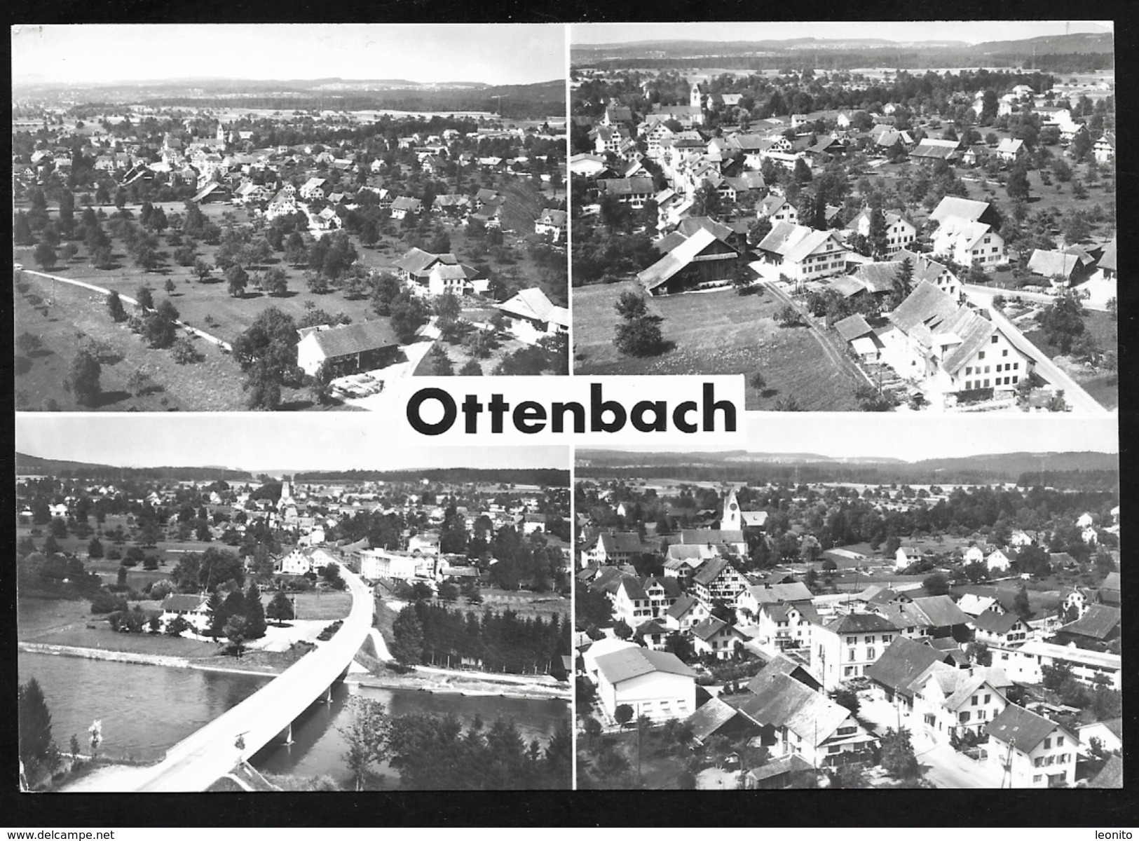 OTTENBACH ZH Affoltern Flugaufnahme Mehrbilder-Karte Ca. 1960 - Affoltern