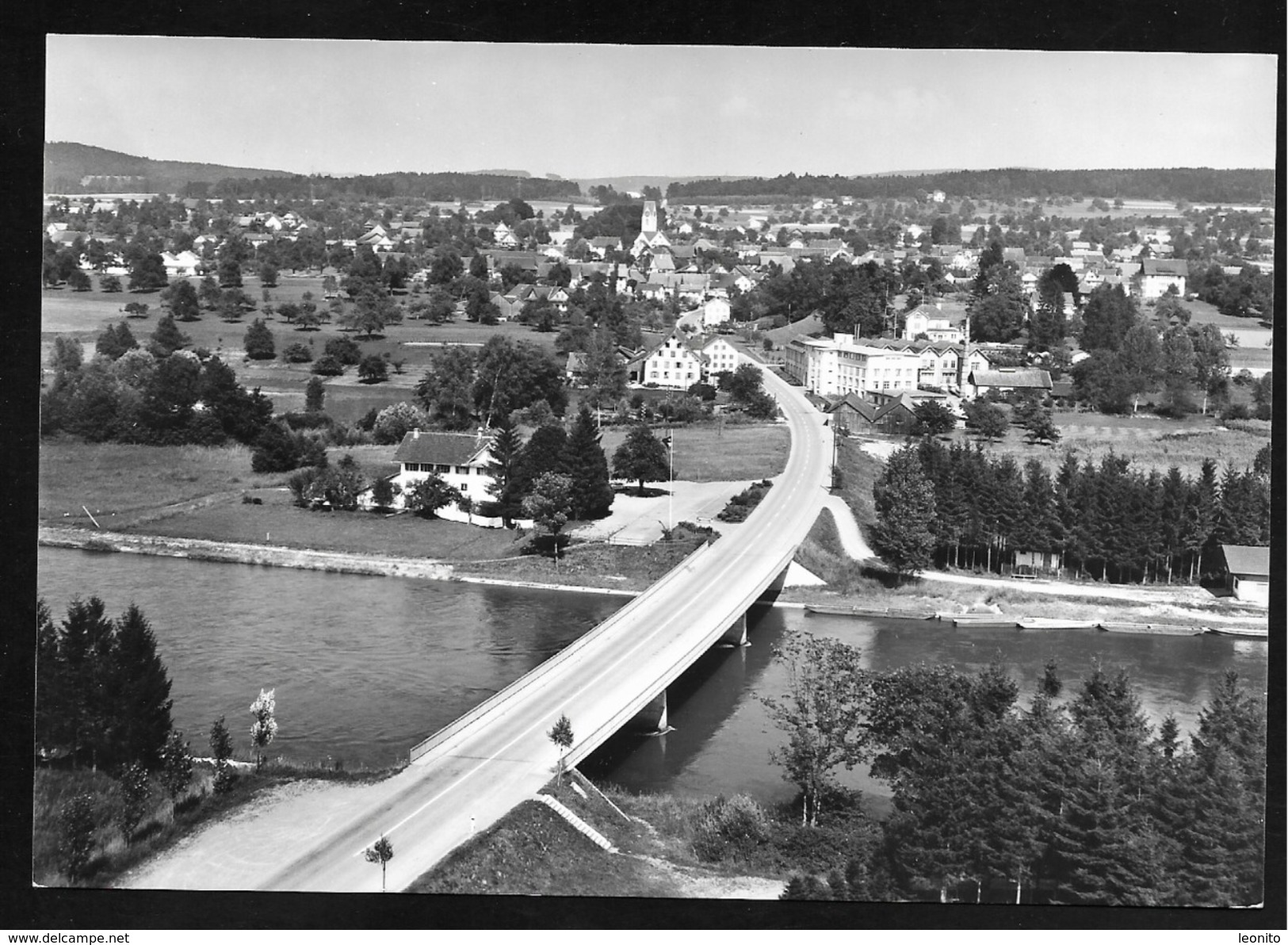 OTTENBACH ZH Affoltern Flugaufnahme Reussbrücke Ca. 1960 - Affoltern