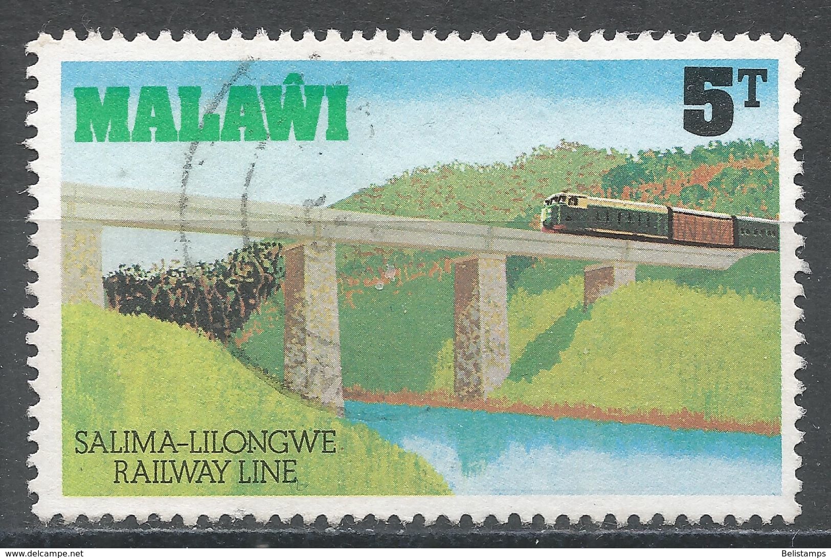Malawi 1979. Scott #346 (U) Railroad Bridge, Pont - Malawi (1964-...)