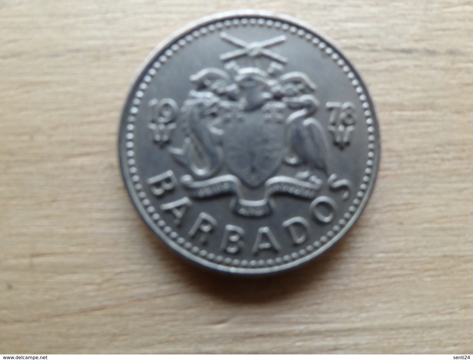 Barbades  25  Cents 1978  Km 13 - Barbades