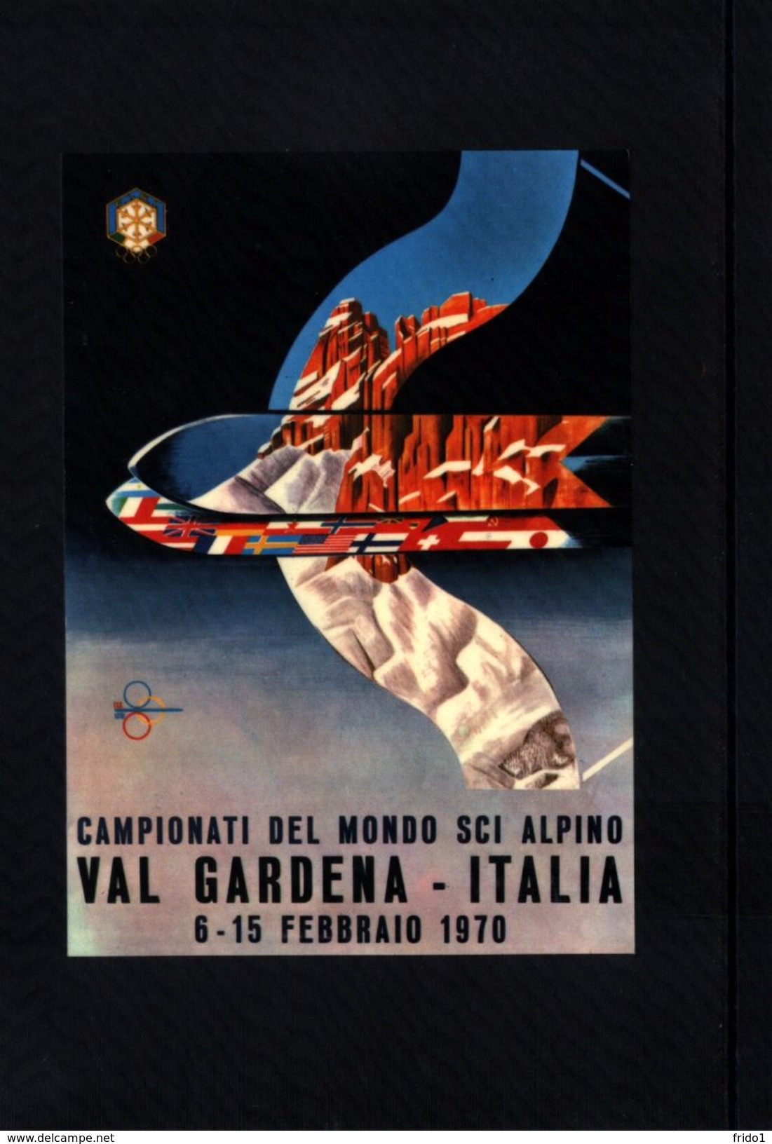 Italien / Italy 1970 Val Gardena World Skiing Champioship Interesting Postcard - Ski