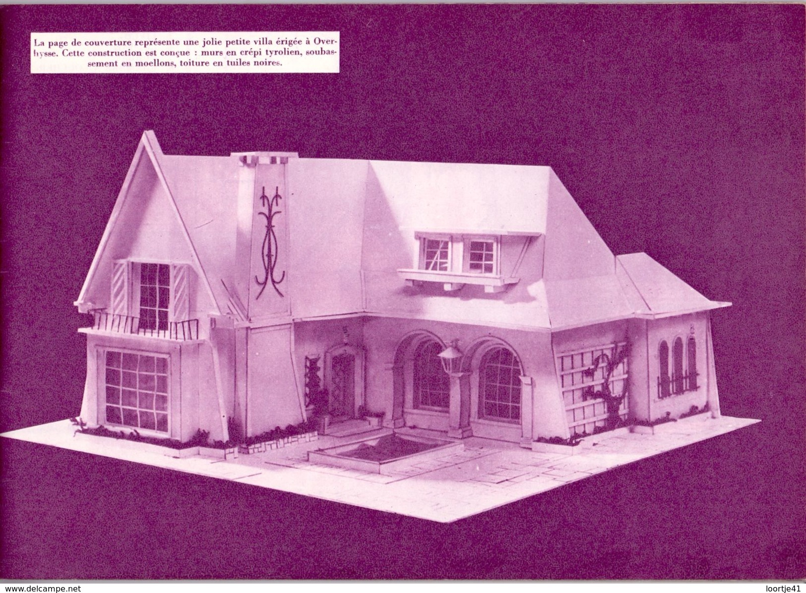 Architecture Magazine Tijdschrift Architectuur - Votre Maison  Projects Des Bungalow - Villa Overijse - Ukkel Uccle 1954 - Autres & Non Classés