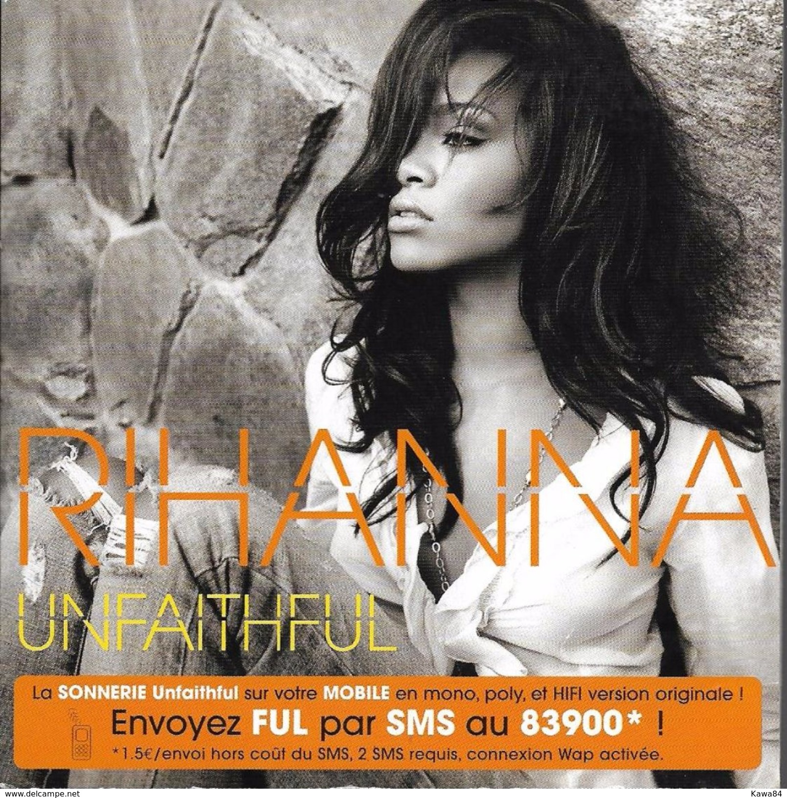 CDS  Rihanna  "  Unfaithful  "  Europe - Soul - R&B