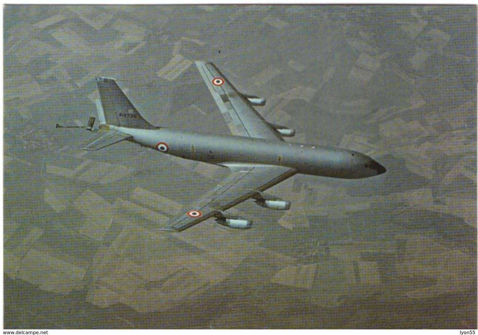 C135F Appareil De Ravitaillement En Vol Avions De Combat  Avec Tampon "portes Ouvertes BA Ambérieu En Bugey" 27 06 1982 - 1946-....: Ere Moderne