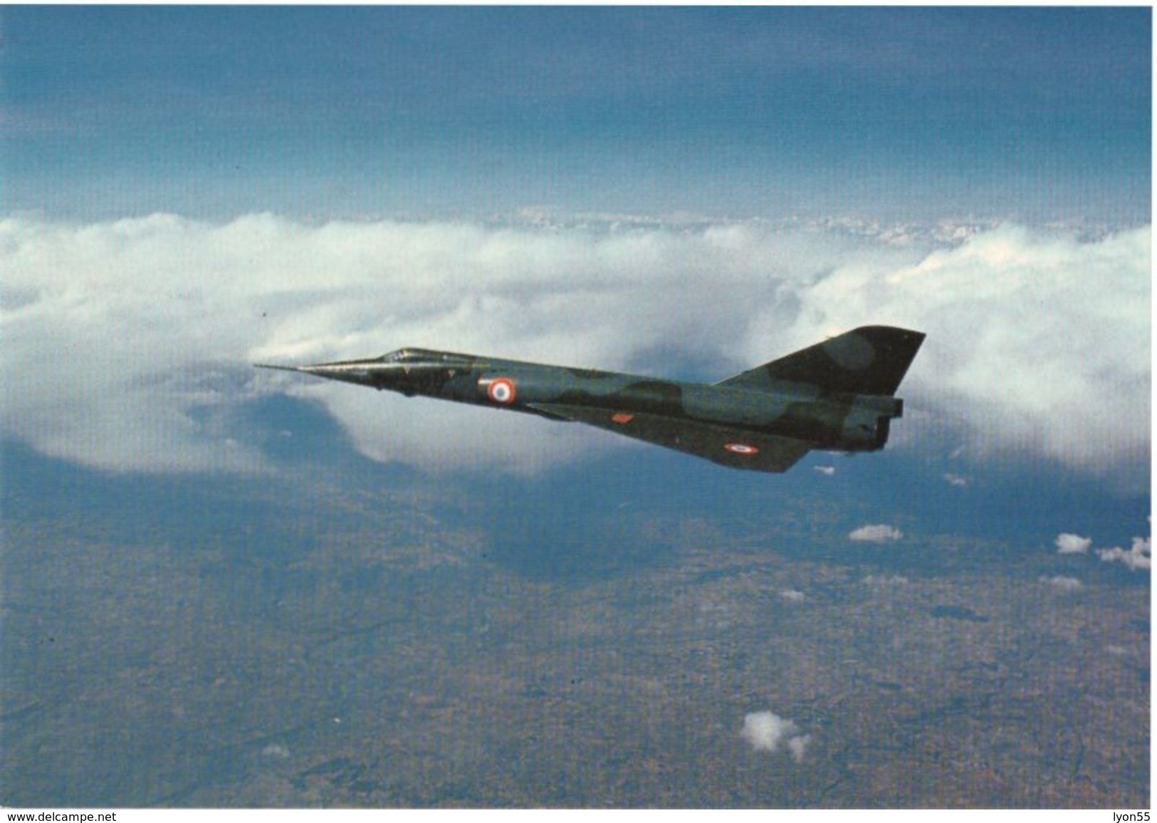 Mirage IV Avec Tampon "portes Ouvertes BA Ambérieu En Bugey" 27 06 1982 - 1946-....: Ere Moderne