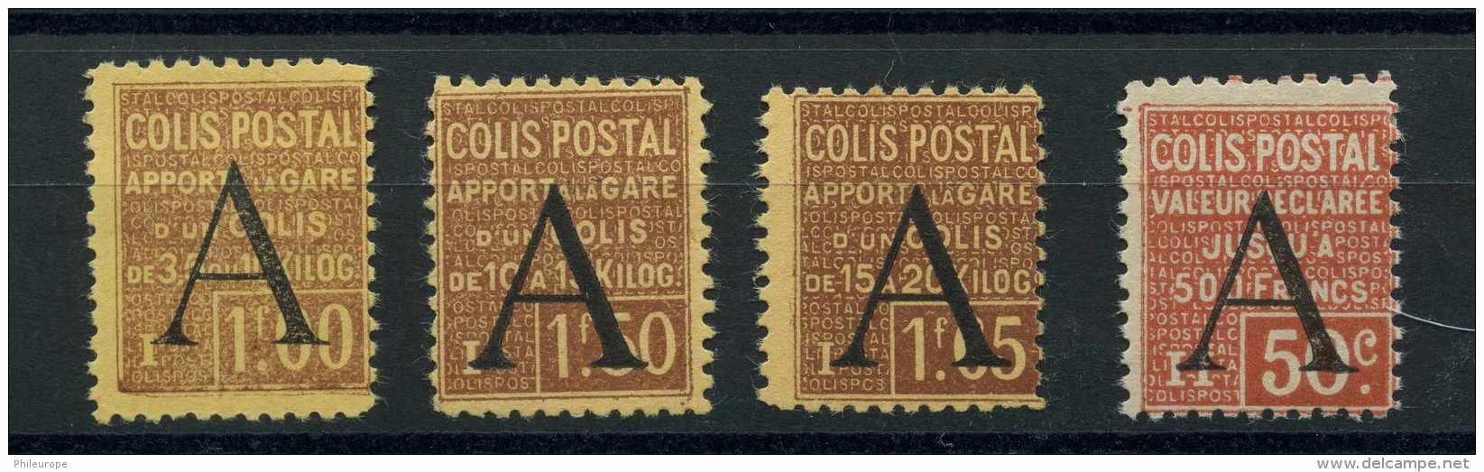 France Colis Postaux (1928) N 81 A 84 (charniere) - Mint/Hinged