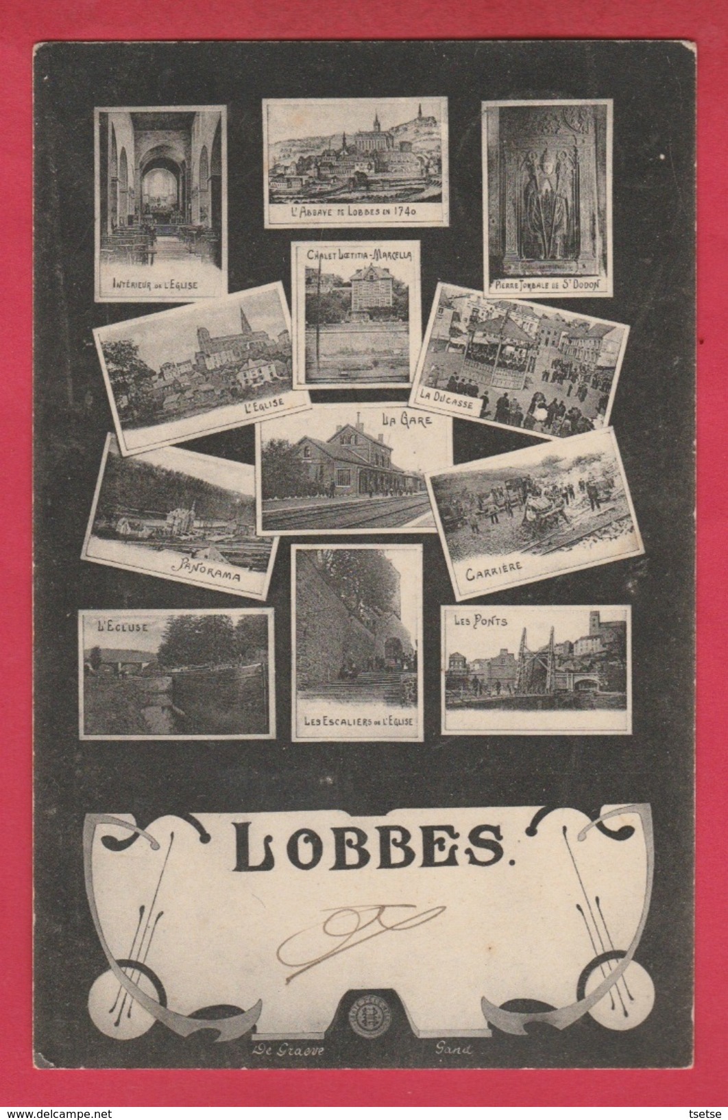 Lobbes - Carte Multivues - 1906 ( Voir Verso ) - Lobbes