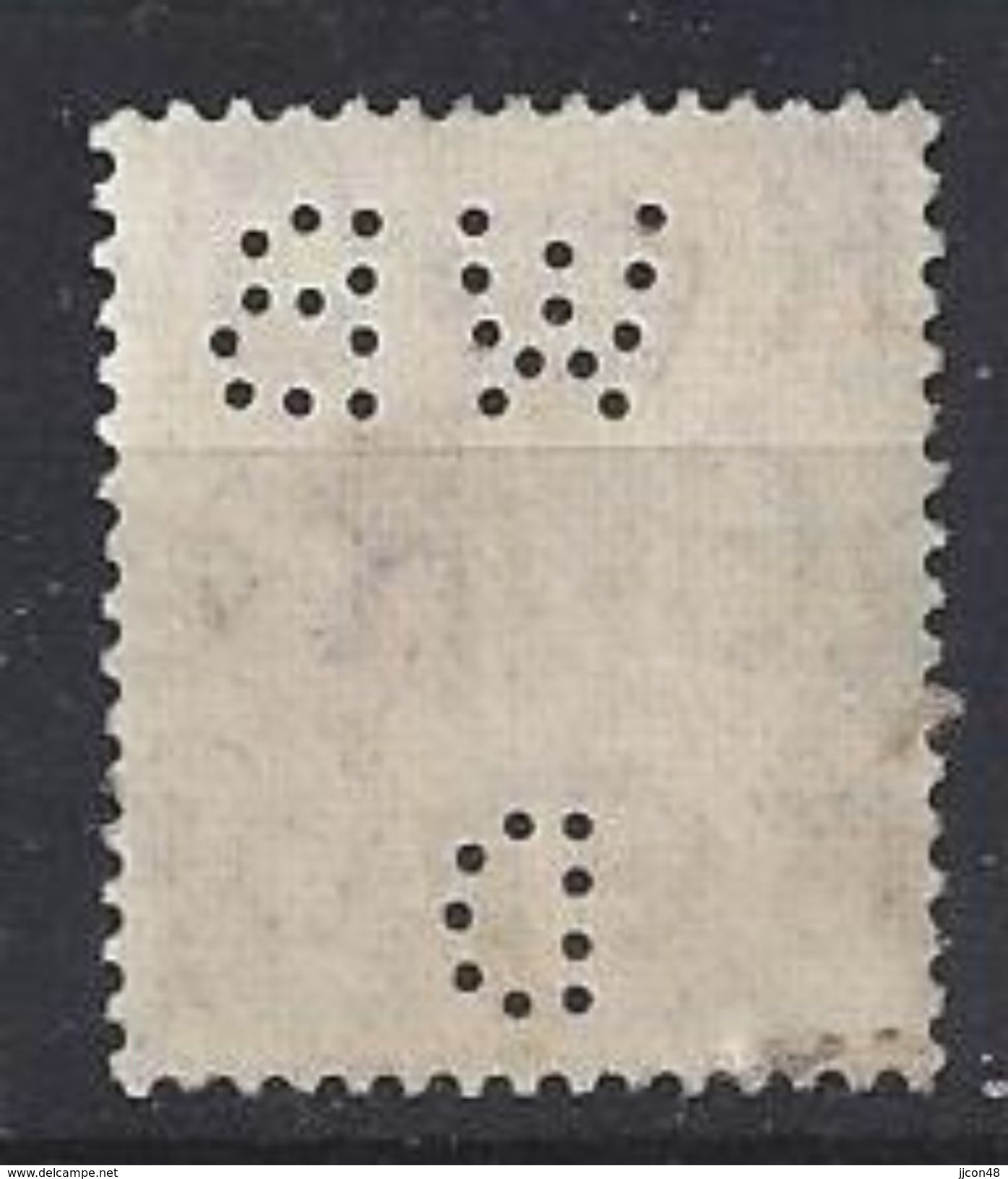 GB 1941  KG VI. 1d (o) SG.486. Mi.222. (perfin.WB D) - Perfins