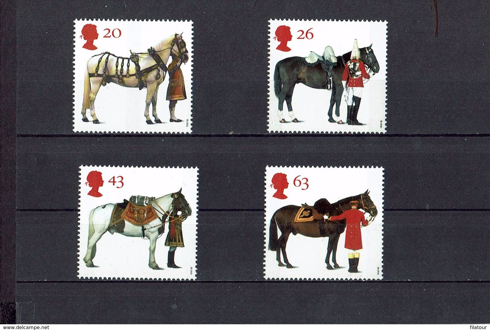 - GRANDE BRETAGNE - 50ème Anniversaire De La "BRITISH HORSE SOCIETY" - Série 1972 à 1975 - - Unused Stamps