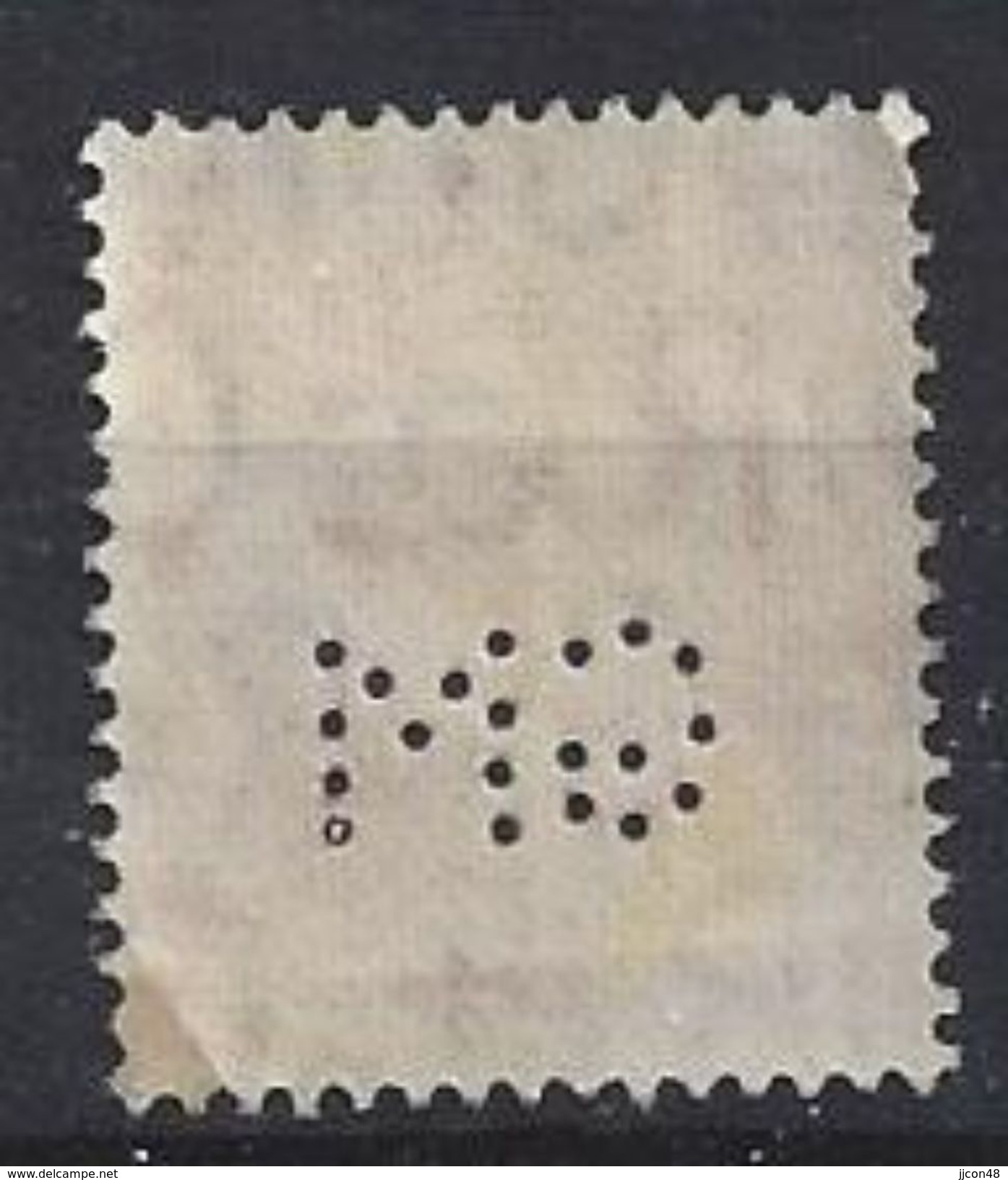 GB 1941  KG VI. 1d (o) SG.486. Mi.222. (perfin.GM) - Gezähnt (perforiert)