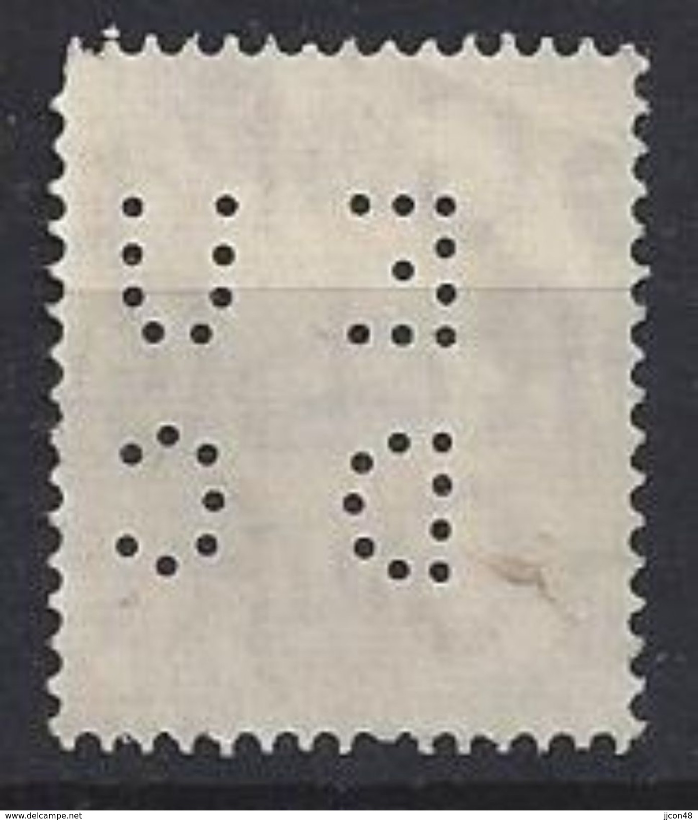 GB 1941  KG VI. 1d (o) SG.486. Mi.222. (perfin.EUDC) - Perfins