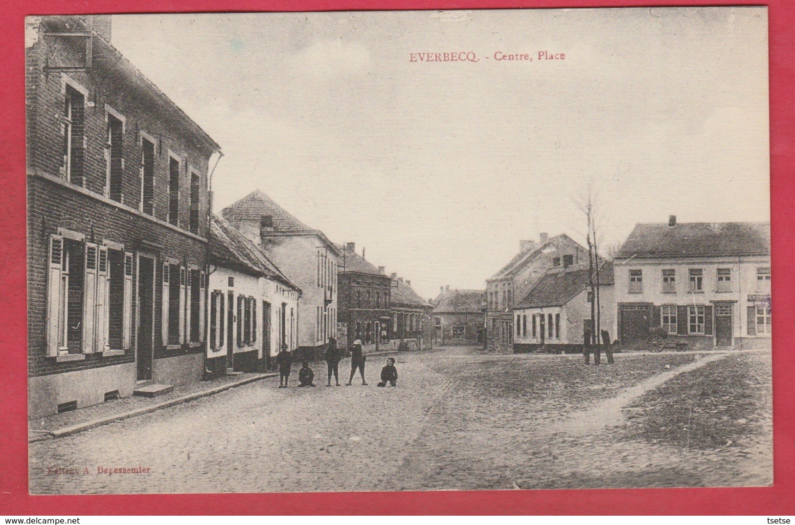 Everbeek / Everbecq - Centre, Place - 1926 ( Verso Zien ) - Brakel