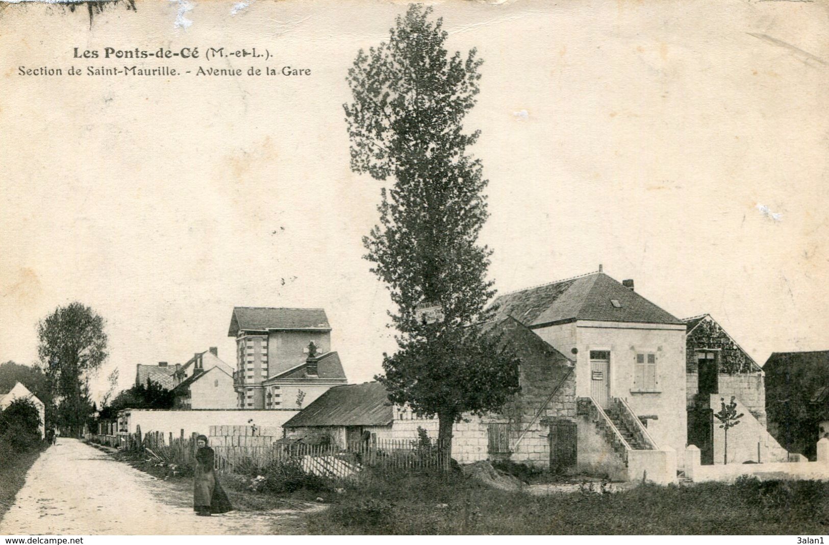 LES PONTS DE CE  =  Section De Saint-Maurille : Avenue De La Gare - Les Ponts De Ce