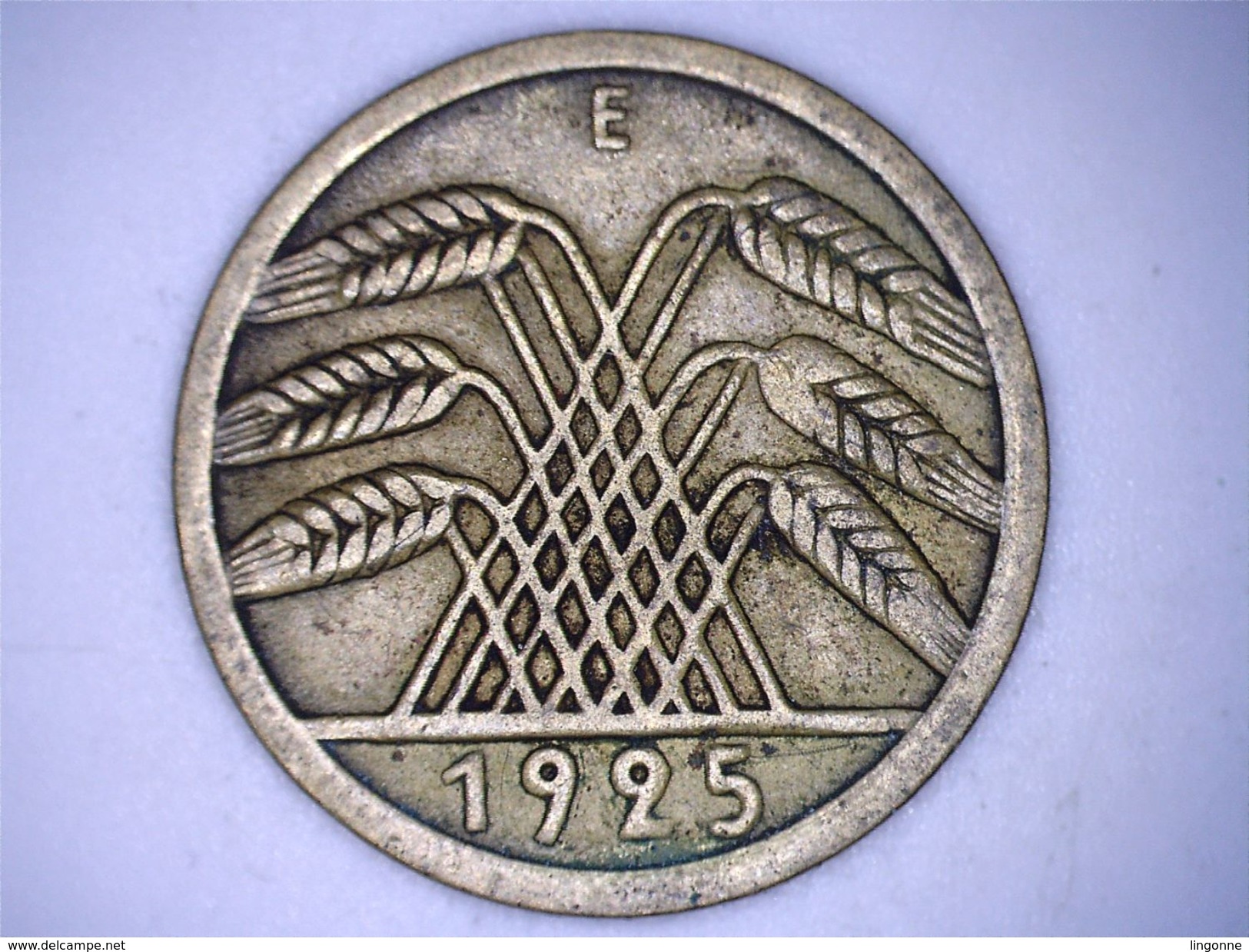 ALLEMAGNE - 5 REICHSPFENNIG 1925.E - 5 Rentenpfennig & 5 Reichspfennig