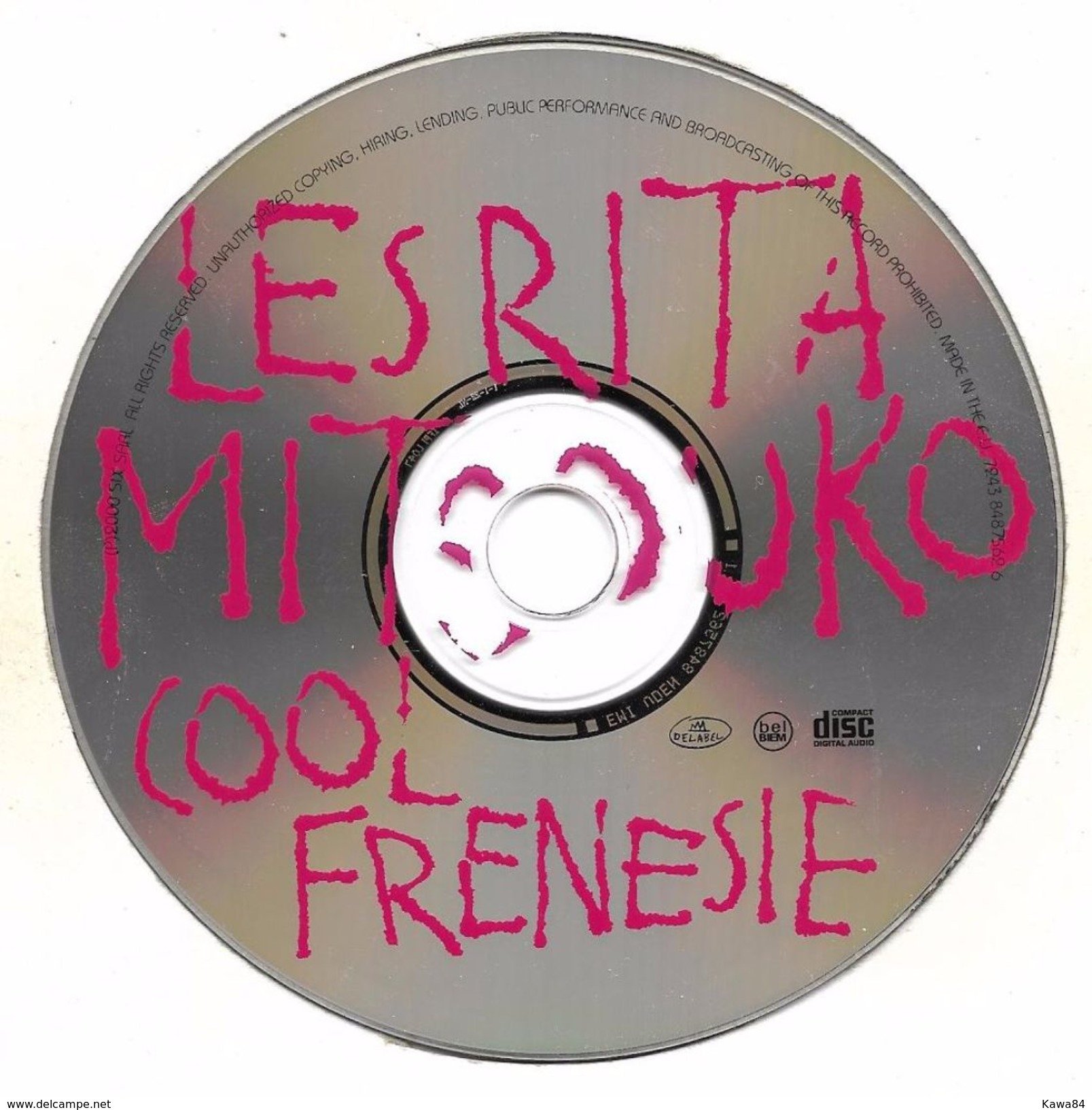 CD  Les Rita Mitsouko  "  Cool Frénésie  "  Europe - Other - French Music