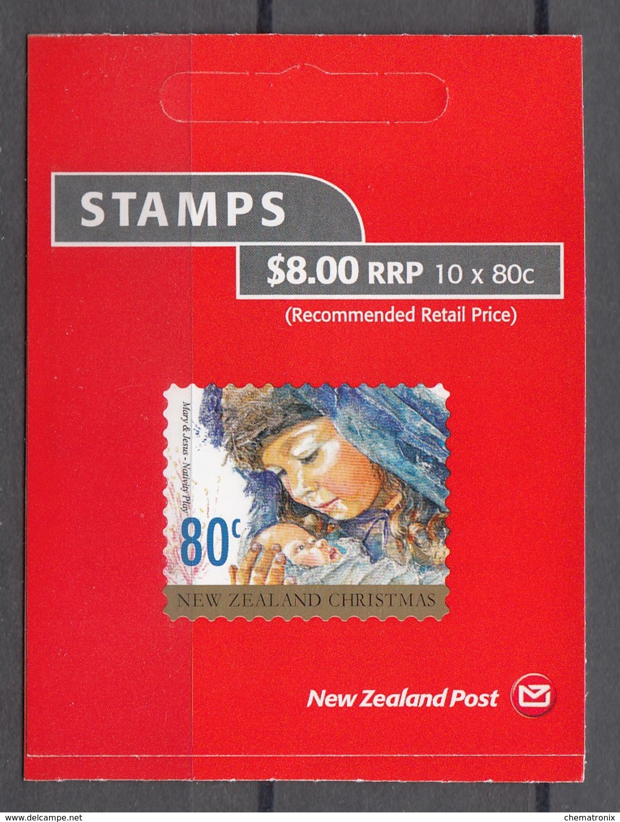 New Zealand 2014 - Christmas - Self-Adhesive Booklet - MNH ** - Booklets