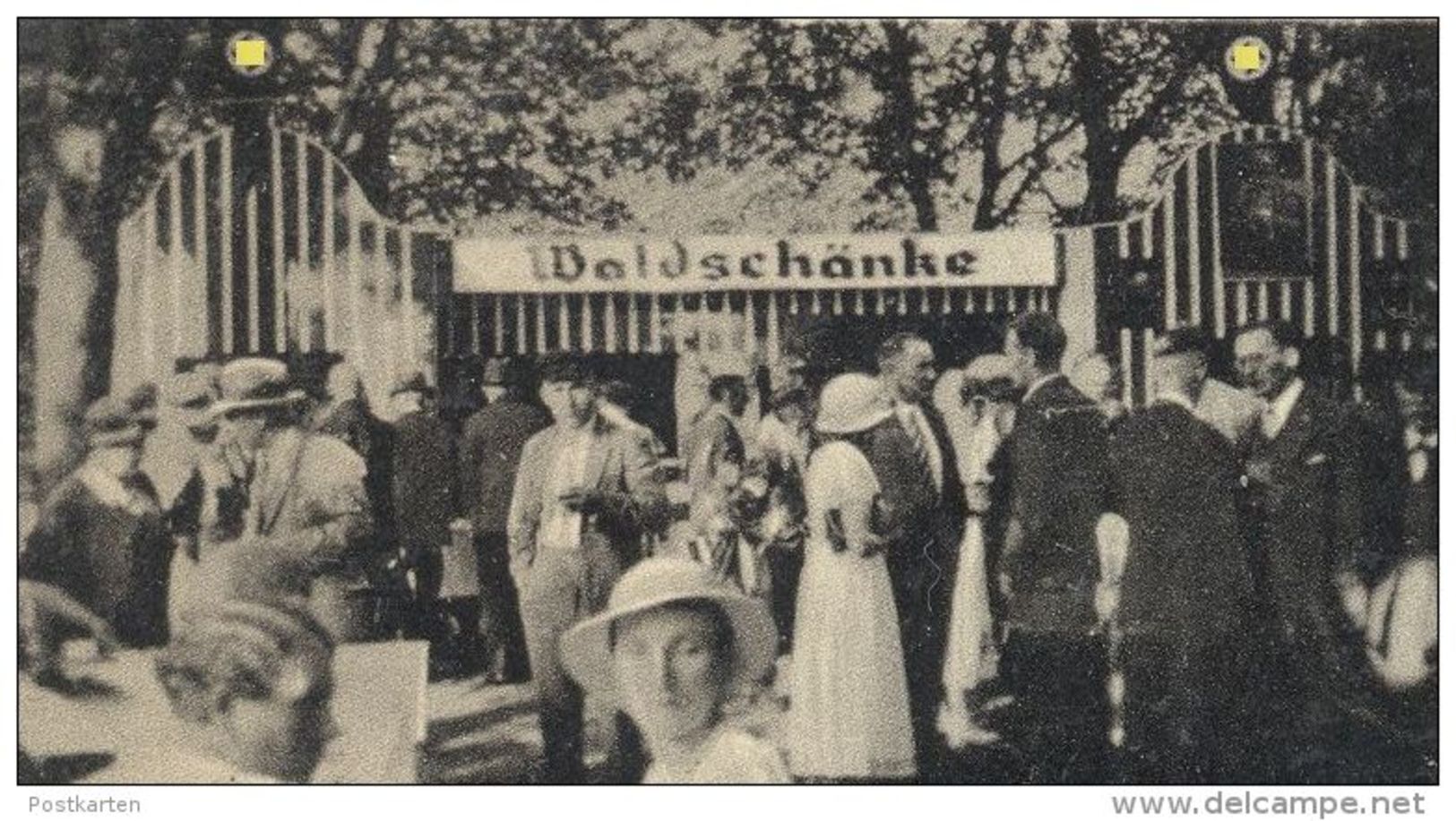 ALTE POSTKARTE HAMM TIER- & PFLANZENGARTEN-VEREIN ZOO REH DEER CHEVREUIL WASCHBÄR STORCH Stork Coon Beflaggung - Hamm