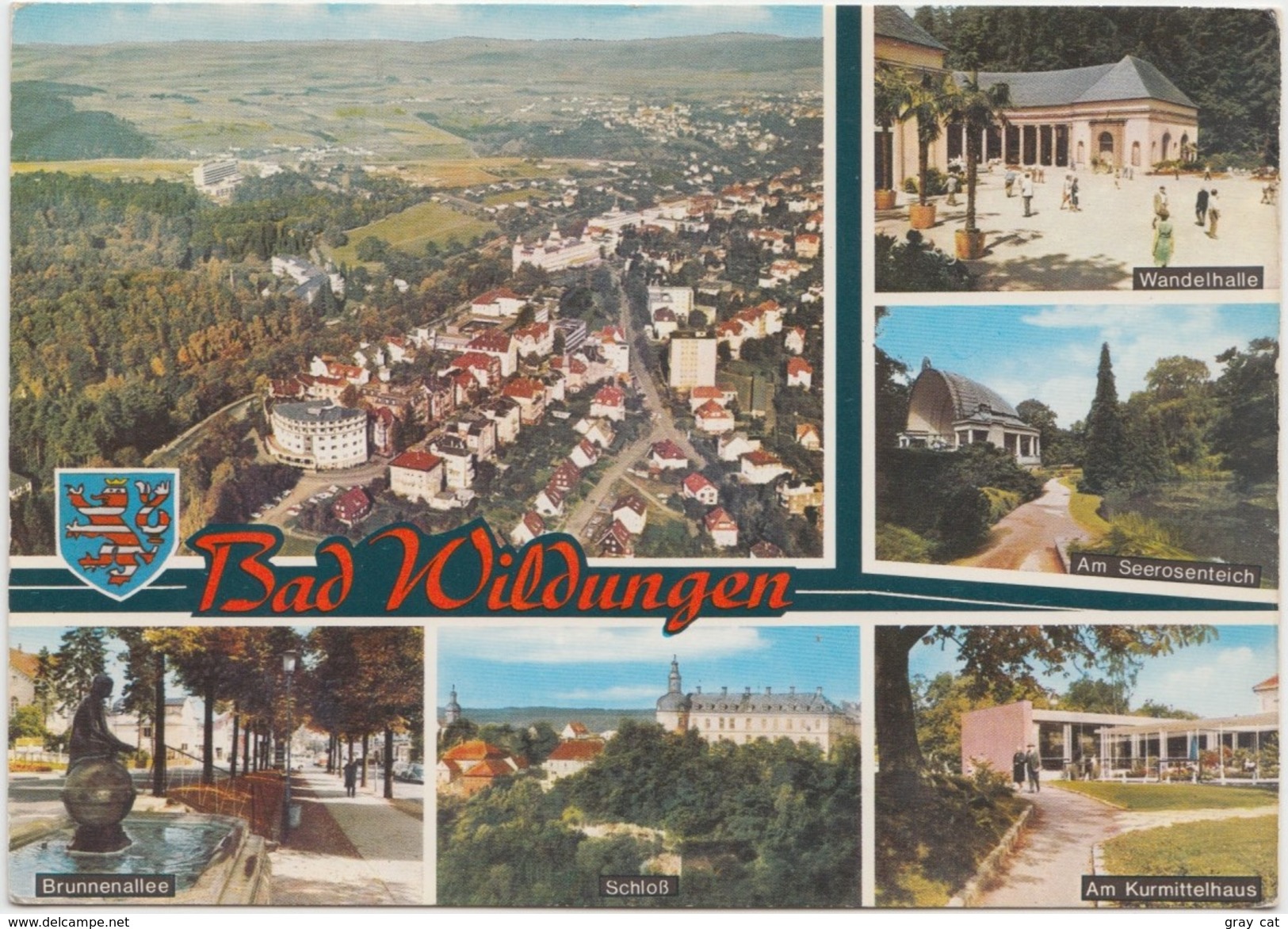 Bad Wildungen, Germany, Multi View, 1973 Used Postcard [20572] - Bad Wildungen