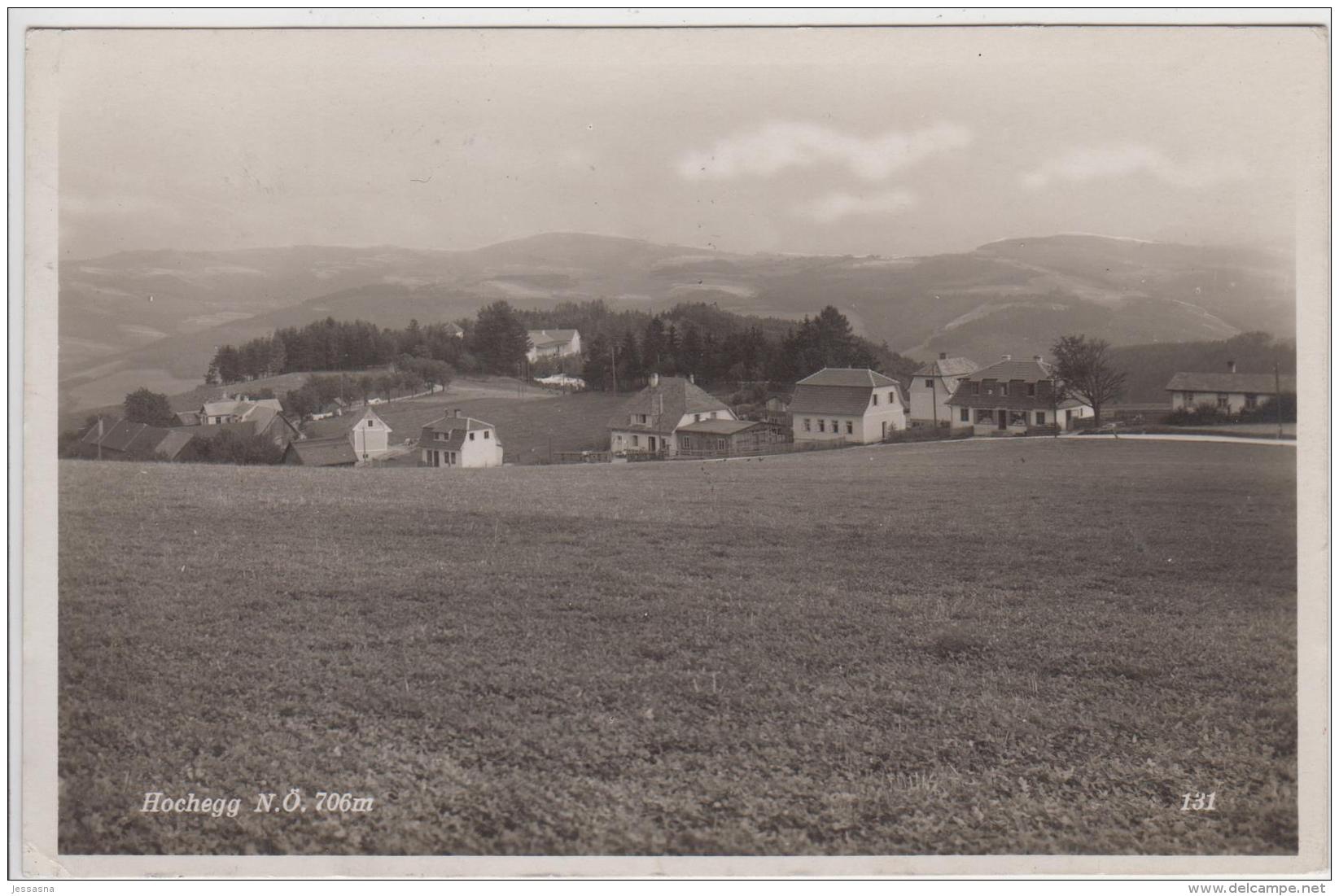 AK - HOCHEGG (Gem. Grimmenstein) - Gesamtansicht 1930 - Neunkirchen