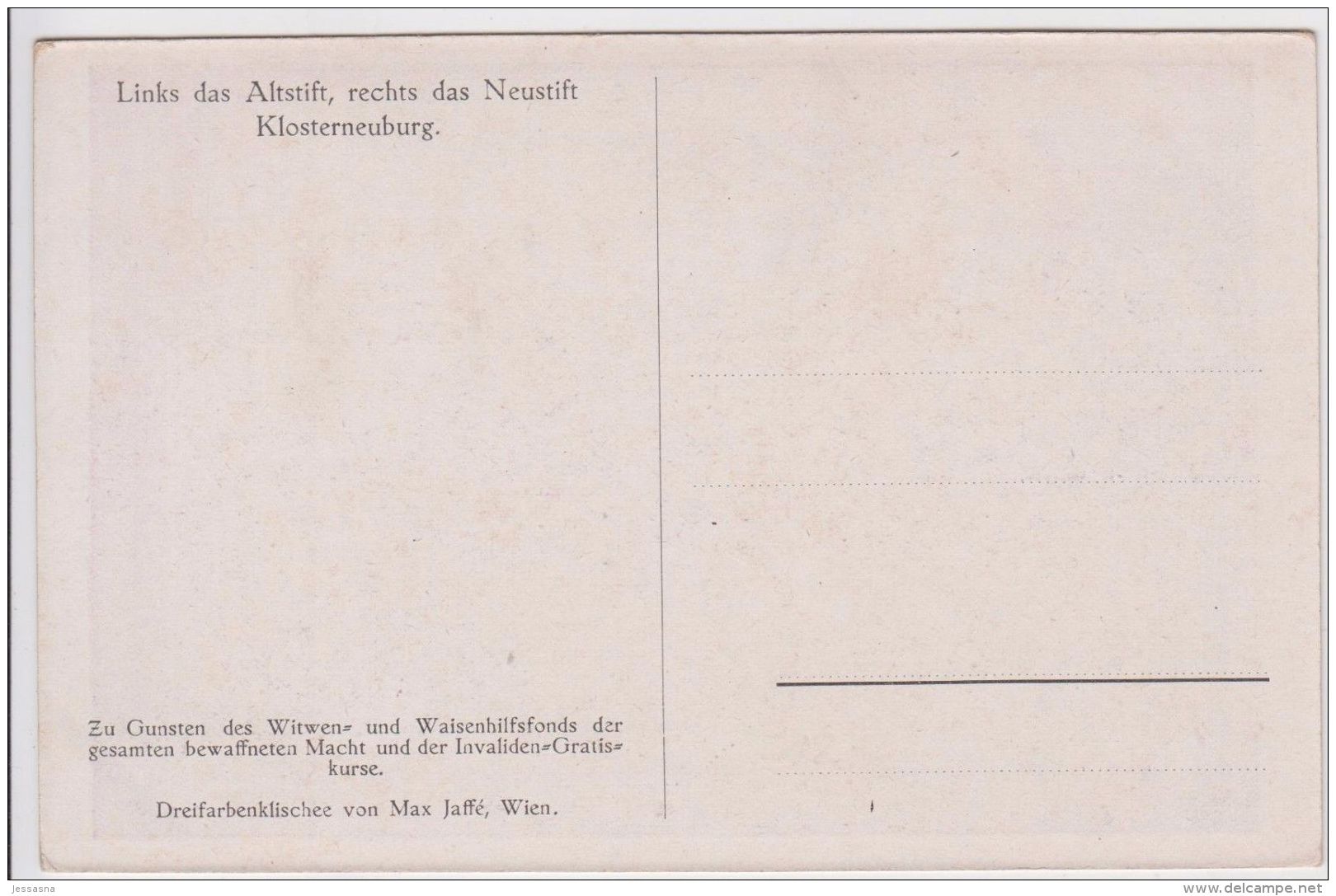 AK - Patriotika - Kunstkarte KLOSTERNEUBURG (Altstift Und Neustift)  1915 - Klosterneuburg
