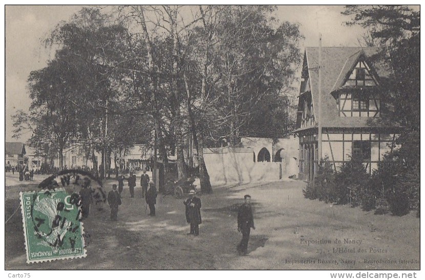 Poste - Poste Et Télégraphes - Expostion De Nancy - 1909 - Poste & Facteurs